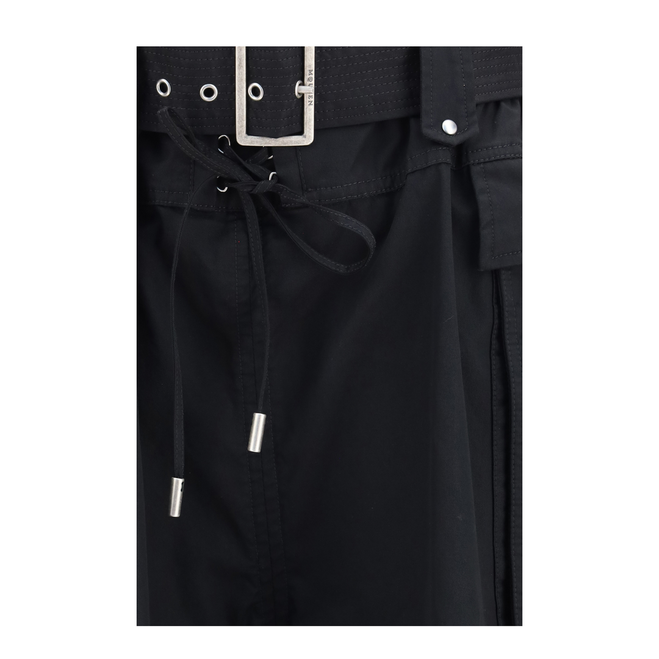 Cotton Shorts With Belt - Image 3