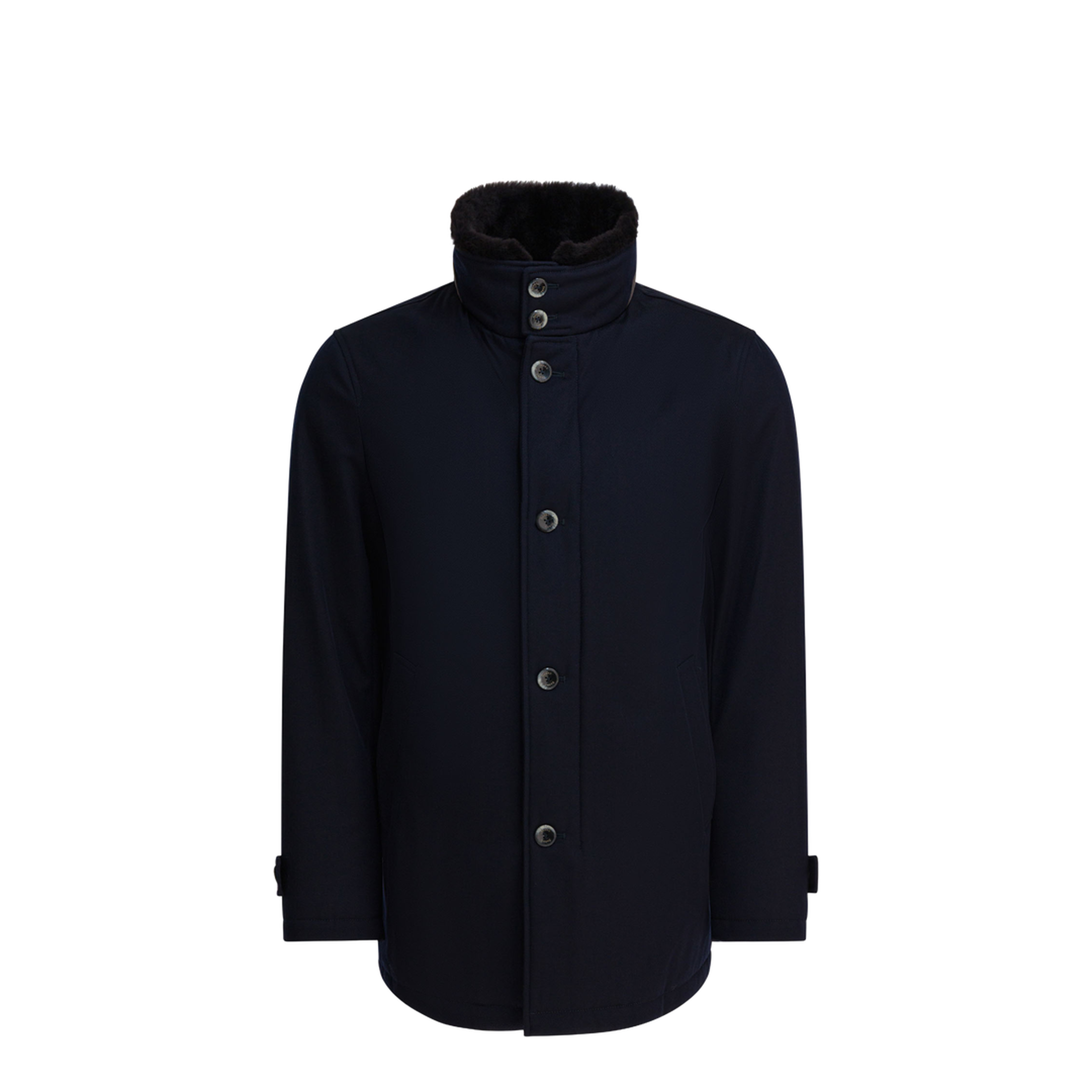 Virgin Wool Long Coat - Image 1