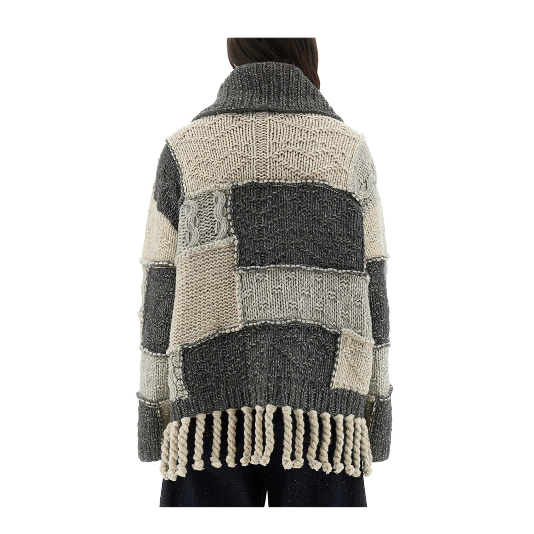 Patchwork Jersey with Bangs - Image 3