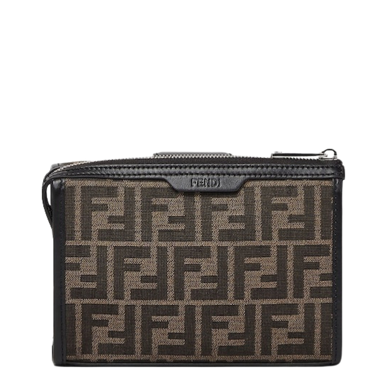 Baguette Canvas Crossbody Bags - Brown - Image 3