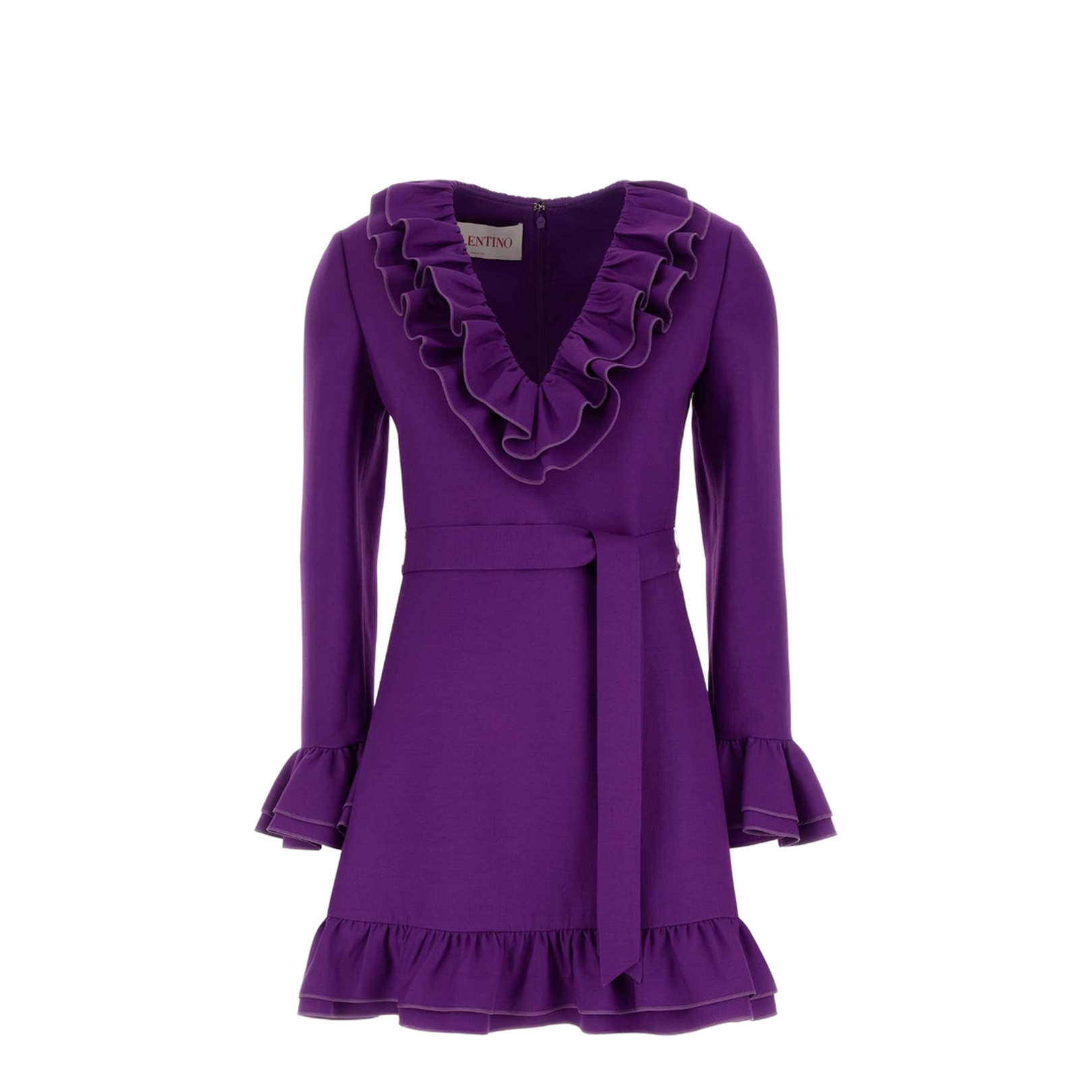 Crepe Couture Mini Dress - Image 1