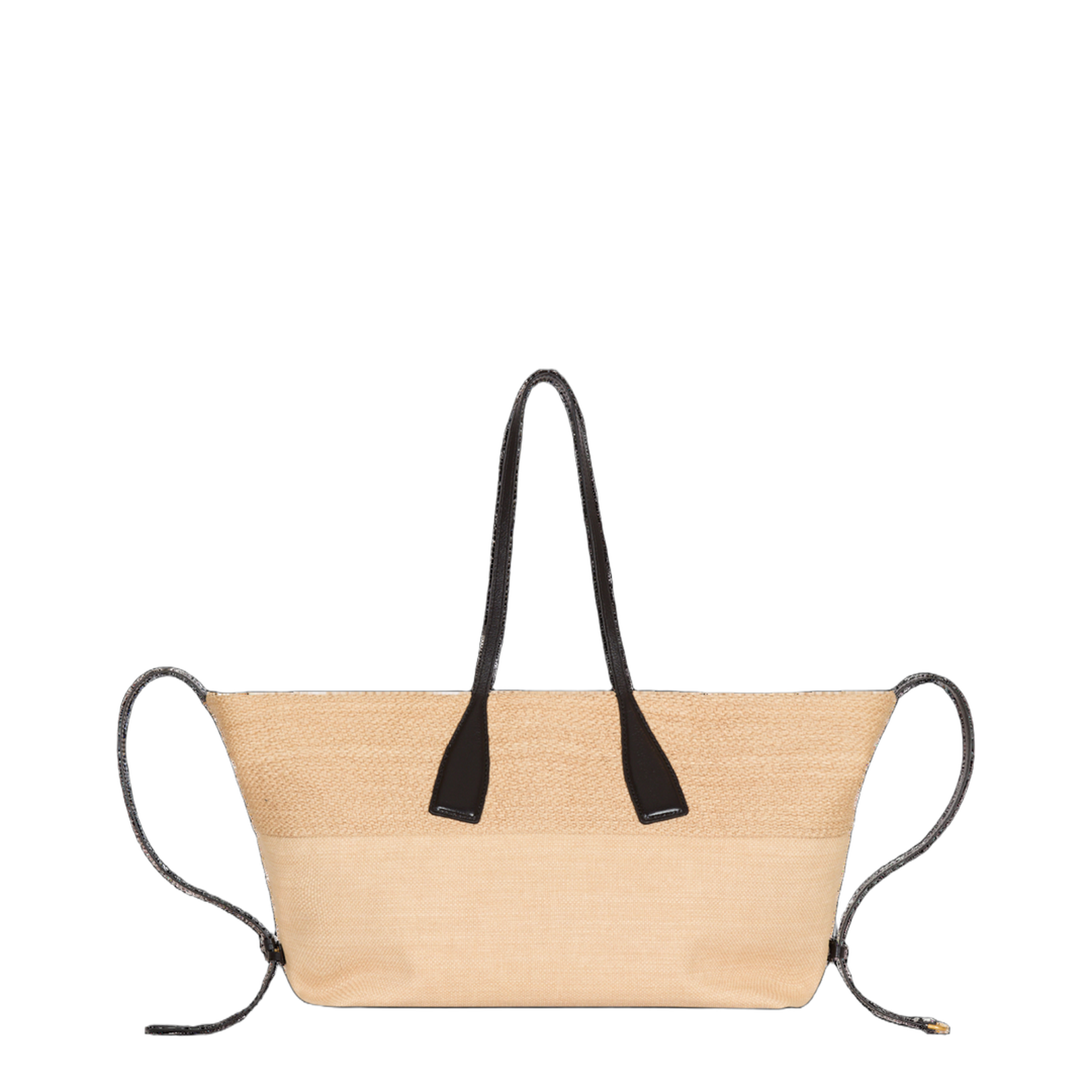 Track Raffia Tote Bag - Image 2