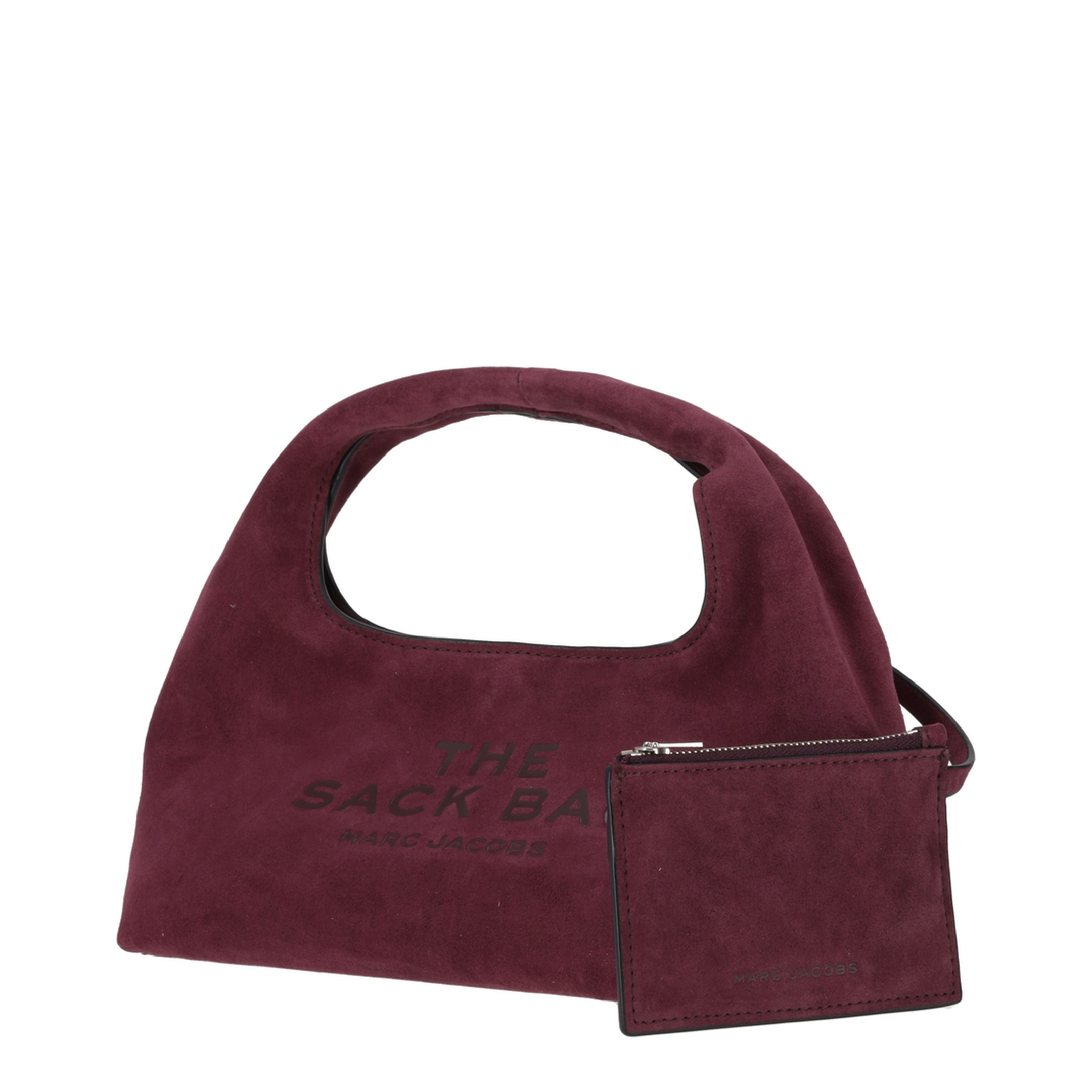 Mini Calfskin Crossbody Bag - Burgundy - Image 3