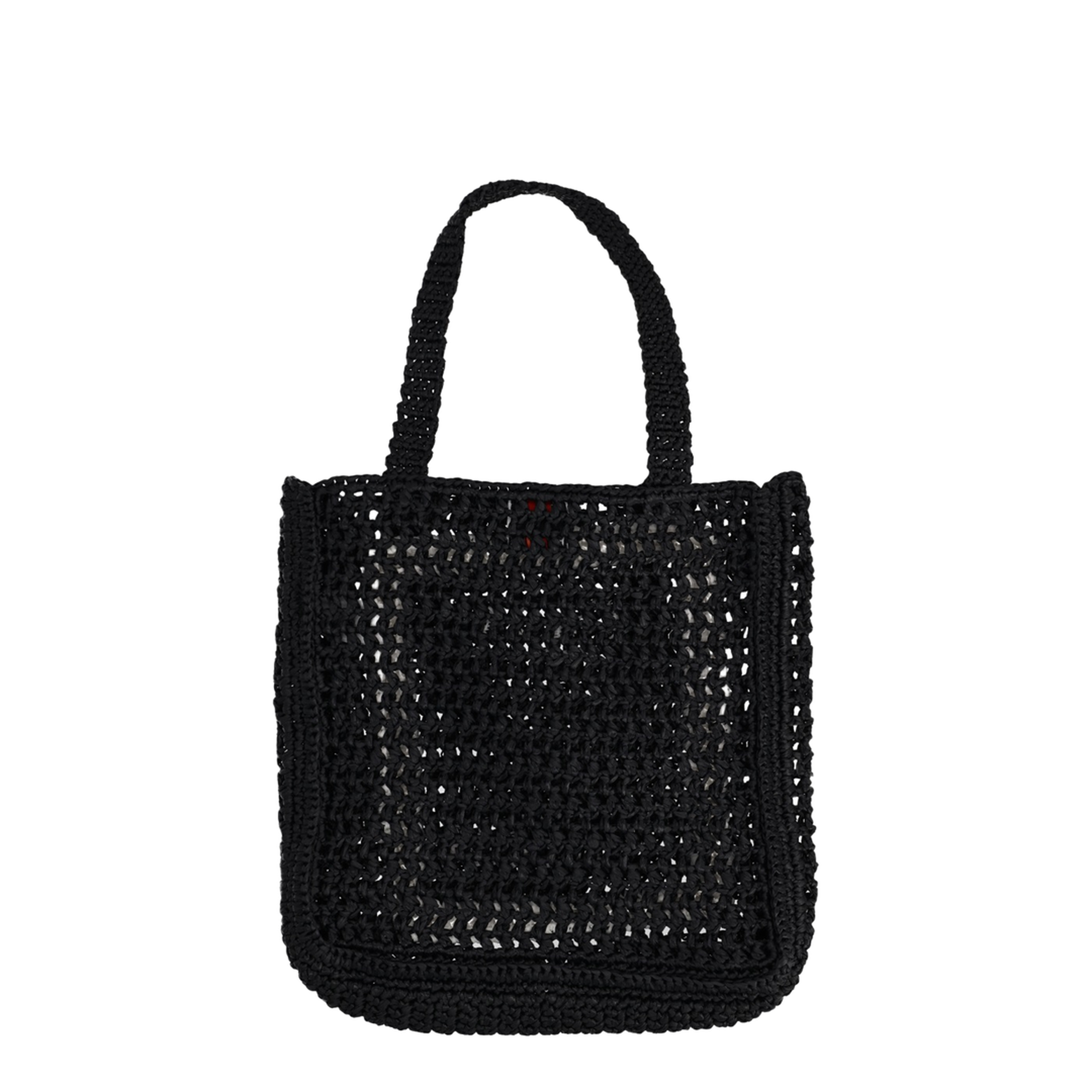 Medium Viscose Tote Bag - Black - Image 2