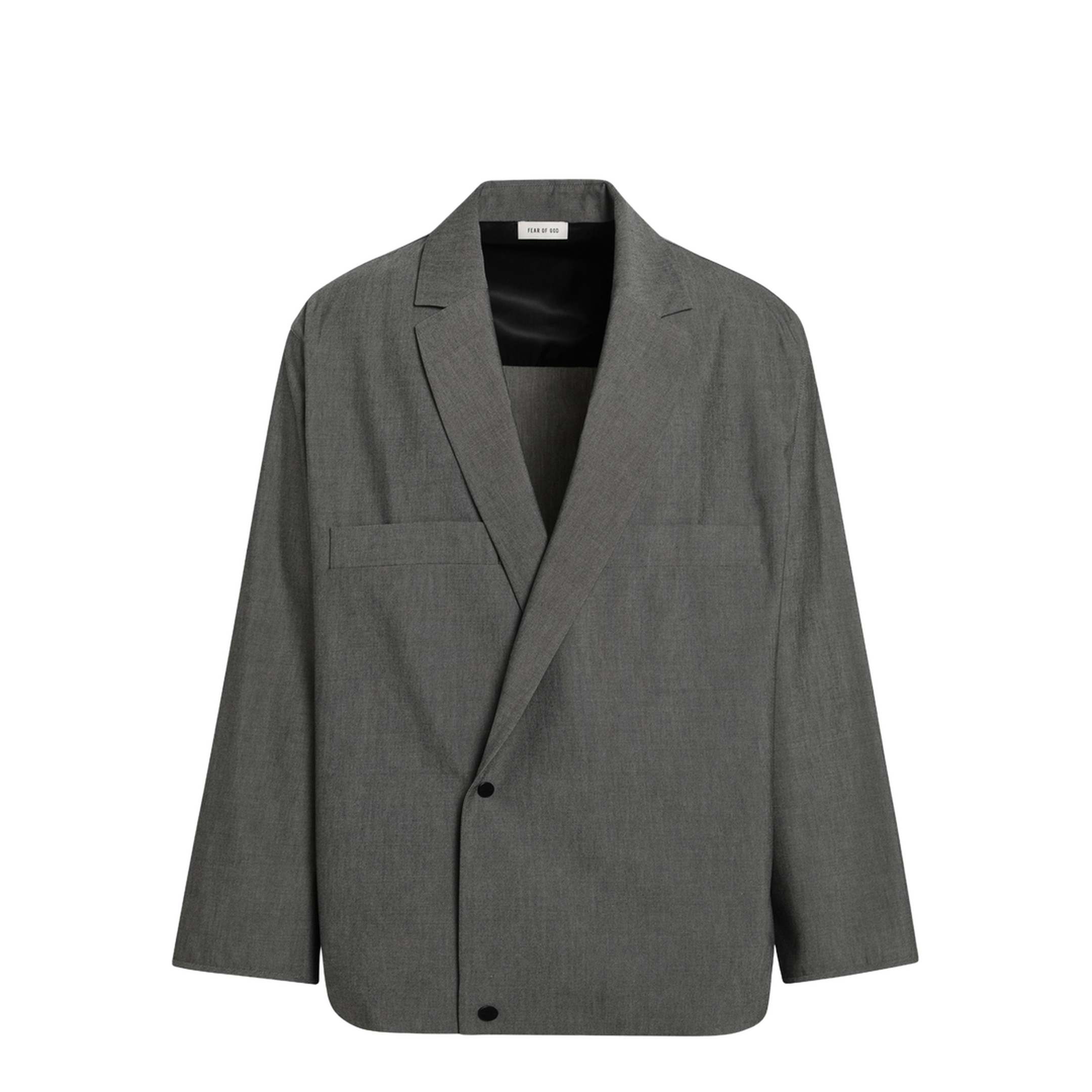 Double-Breasted Overshirt In Wool Blend - Image 1