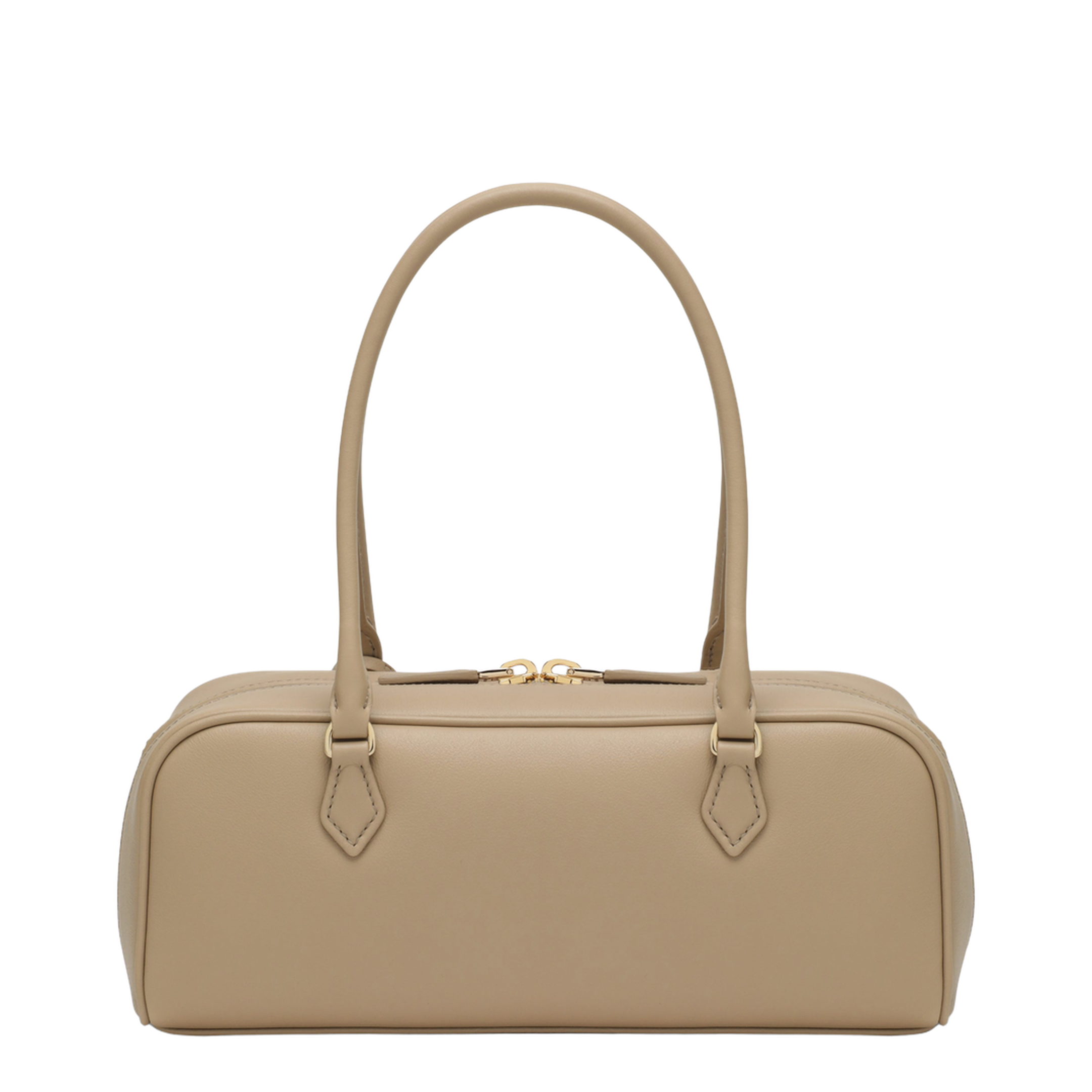 Leather Shoulder Bags - Sand - Image 2