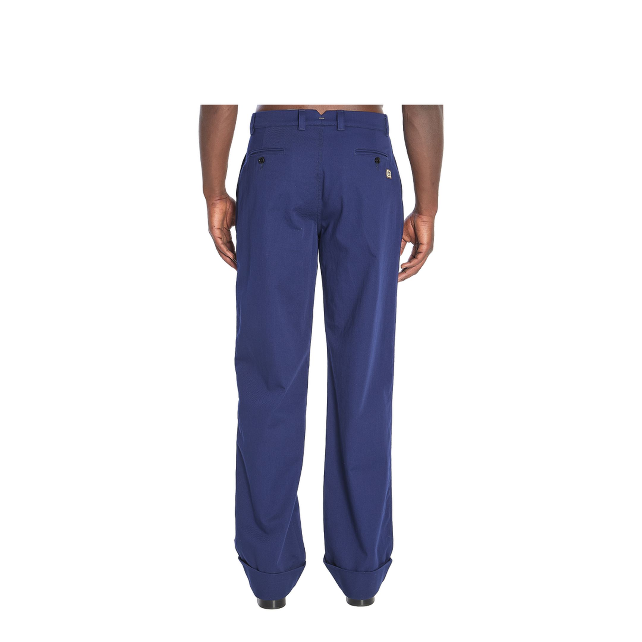 Cotton Gabardine Trousers - Image 4