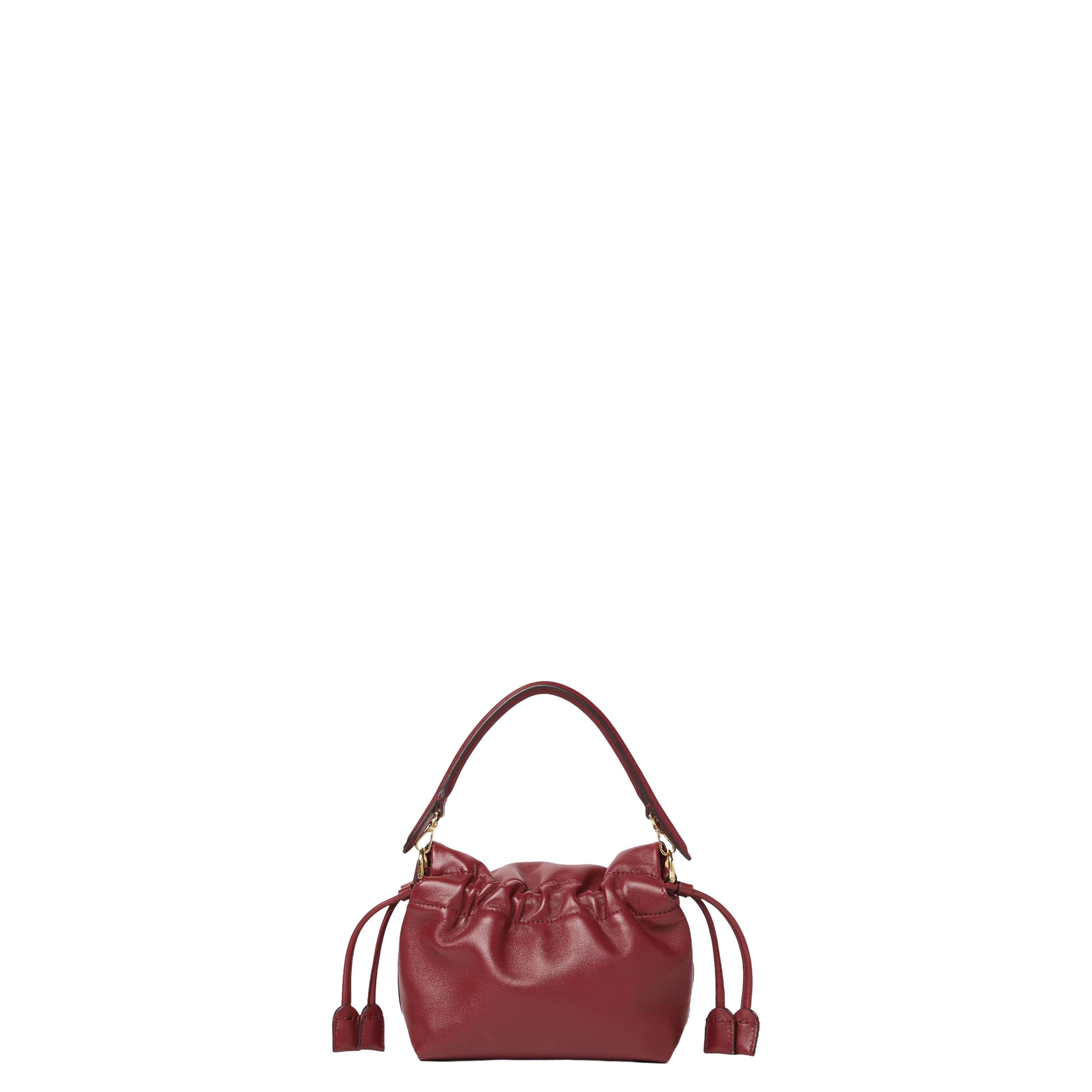 Women's Handbag Leather Red - Image 4