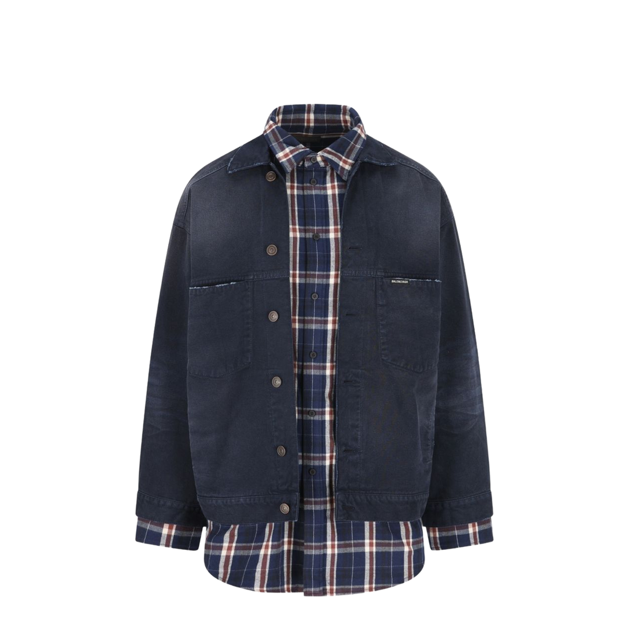 Dark Blue Denim Jacket - Image 1