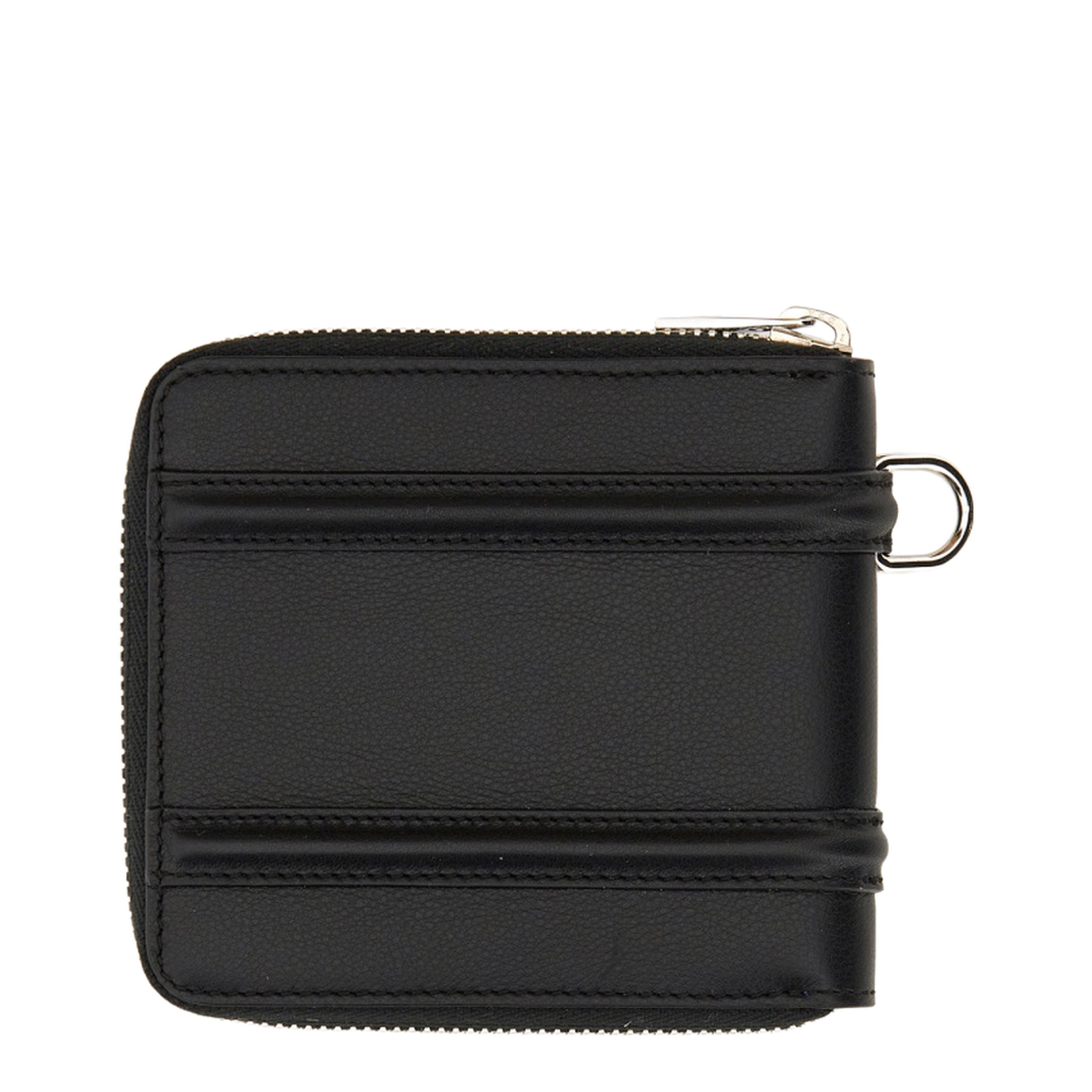 Alexander McQueen Harness Zip-Around Wallet With Removable Strap in Black Calf Leather - Image 2