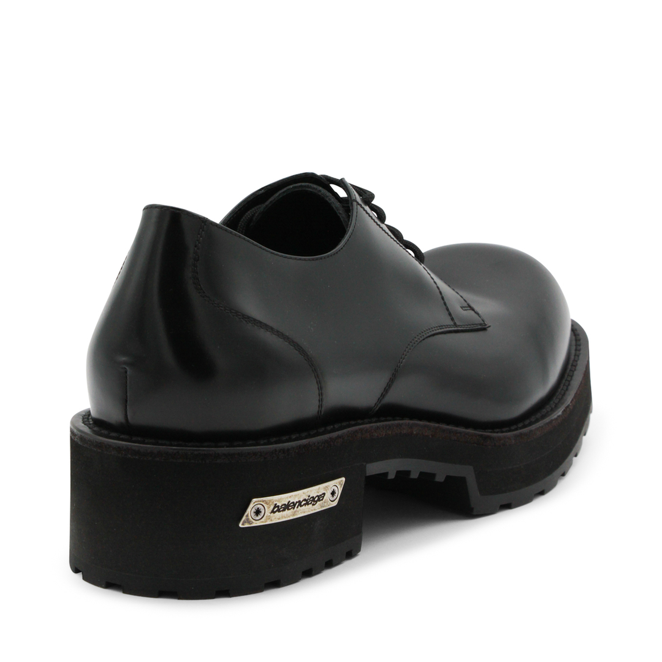 Denom Derby Shoes in Calfskin Leather - Image 5