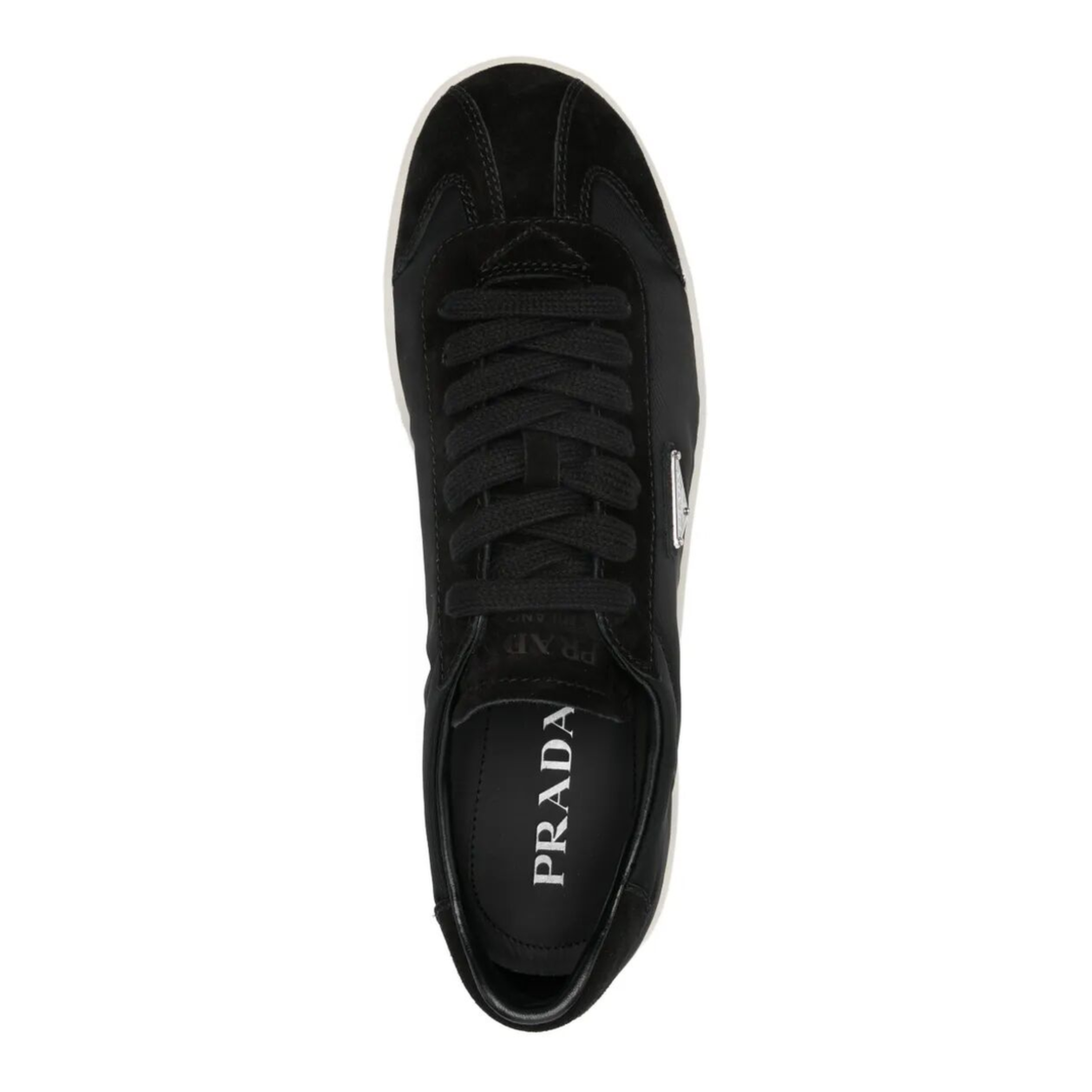 Nylon Sneakers With Suede Inserts - Image 4