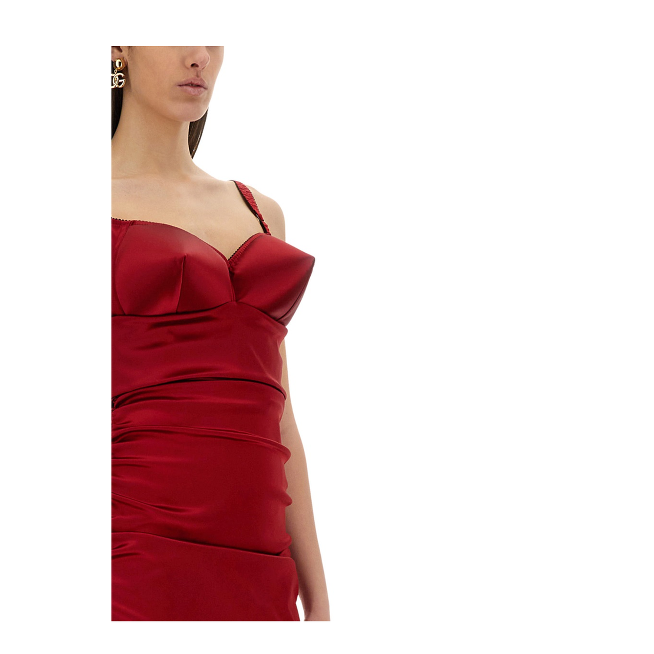 Longuette Dress with Cone Cups - Image 4