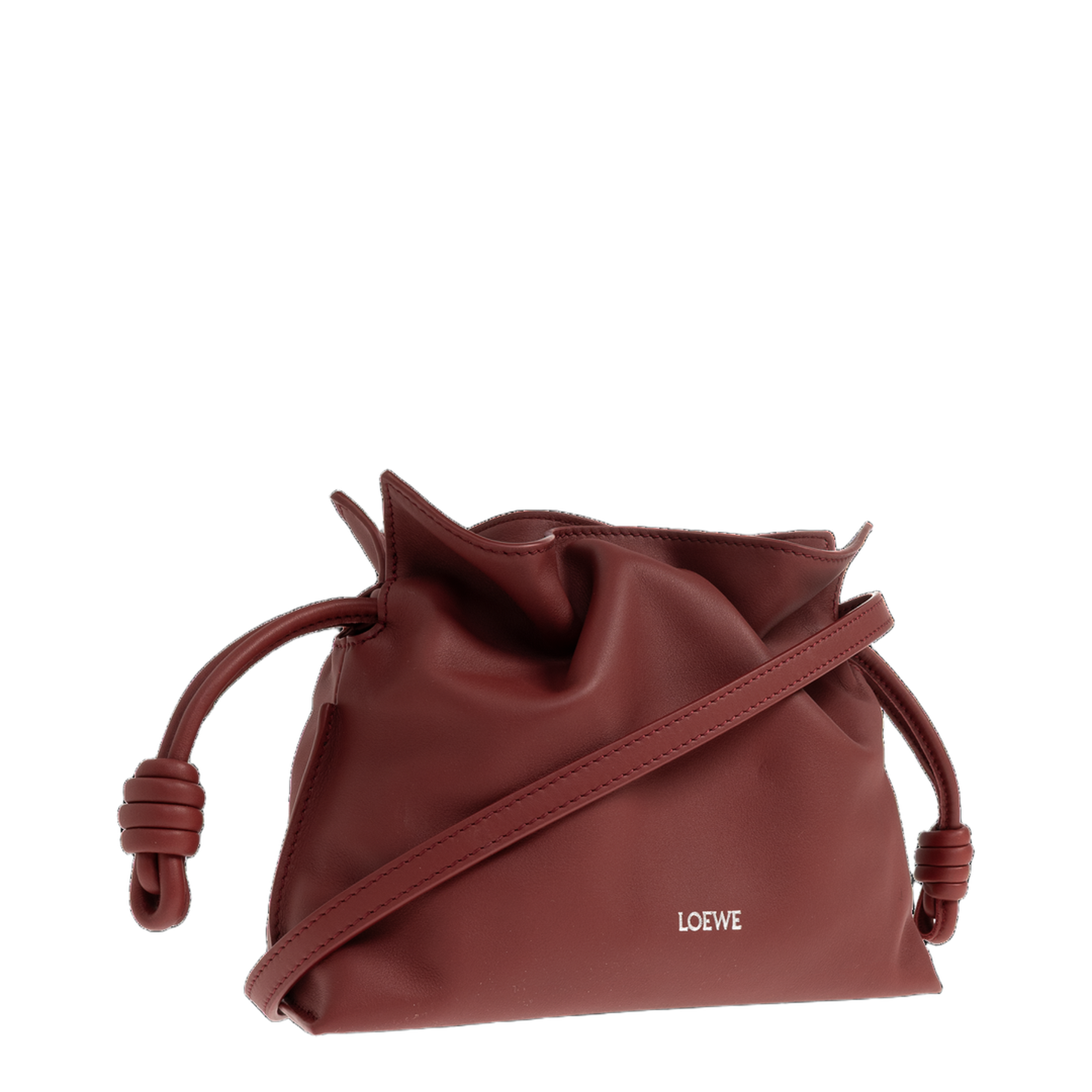 Flamenco Mini Calfskin Clutch Bags - Red - Image 4