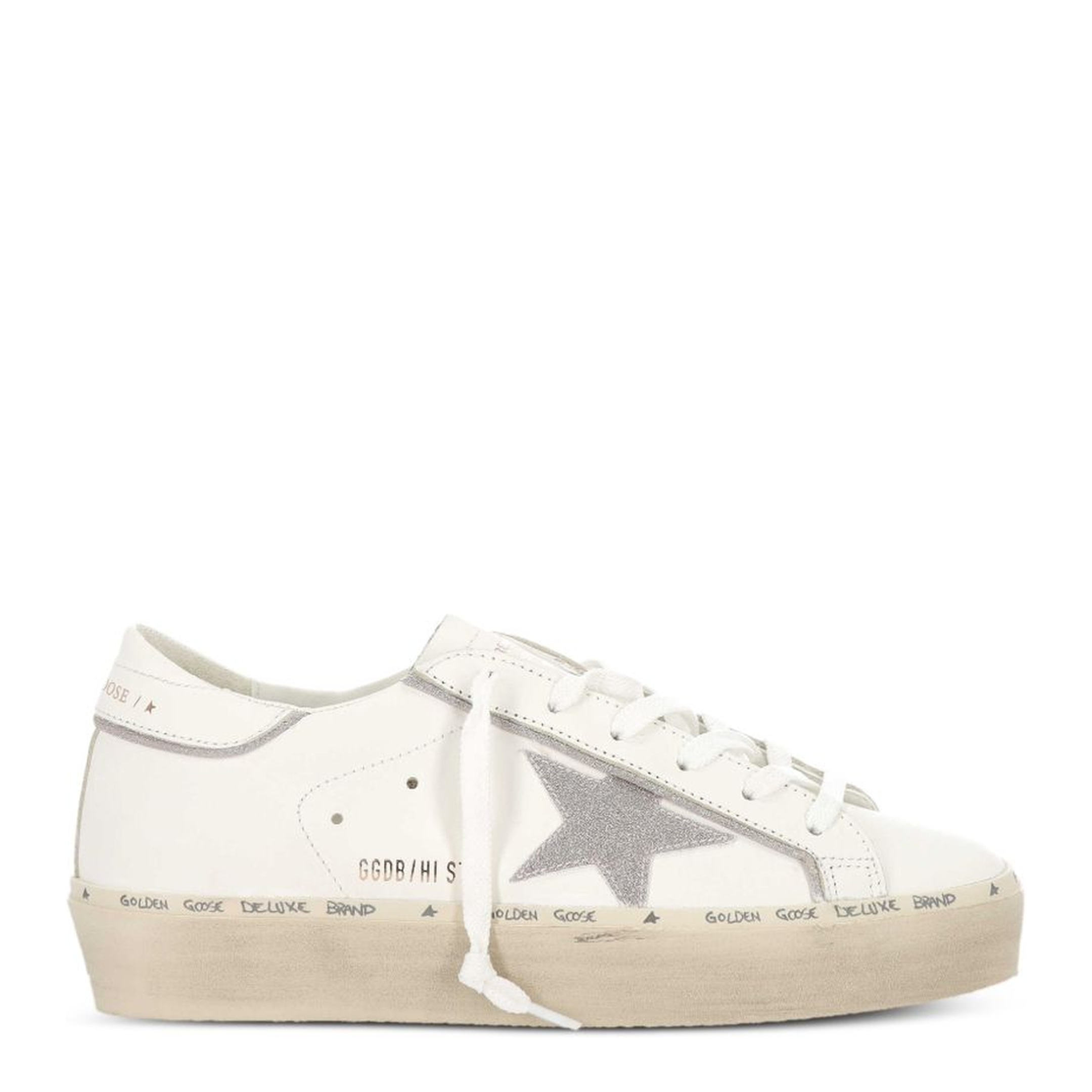 White Leather Sneakers - Image 1