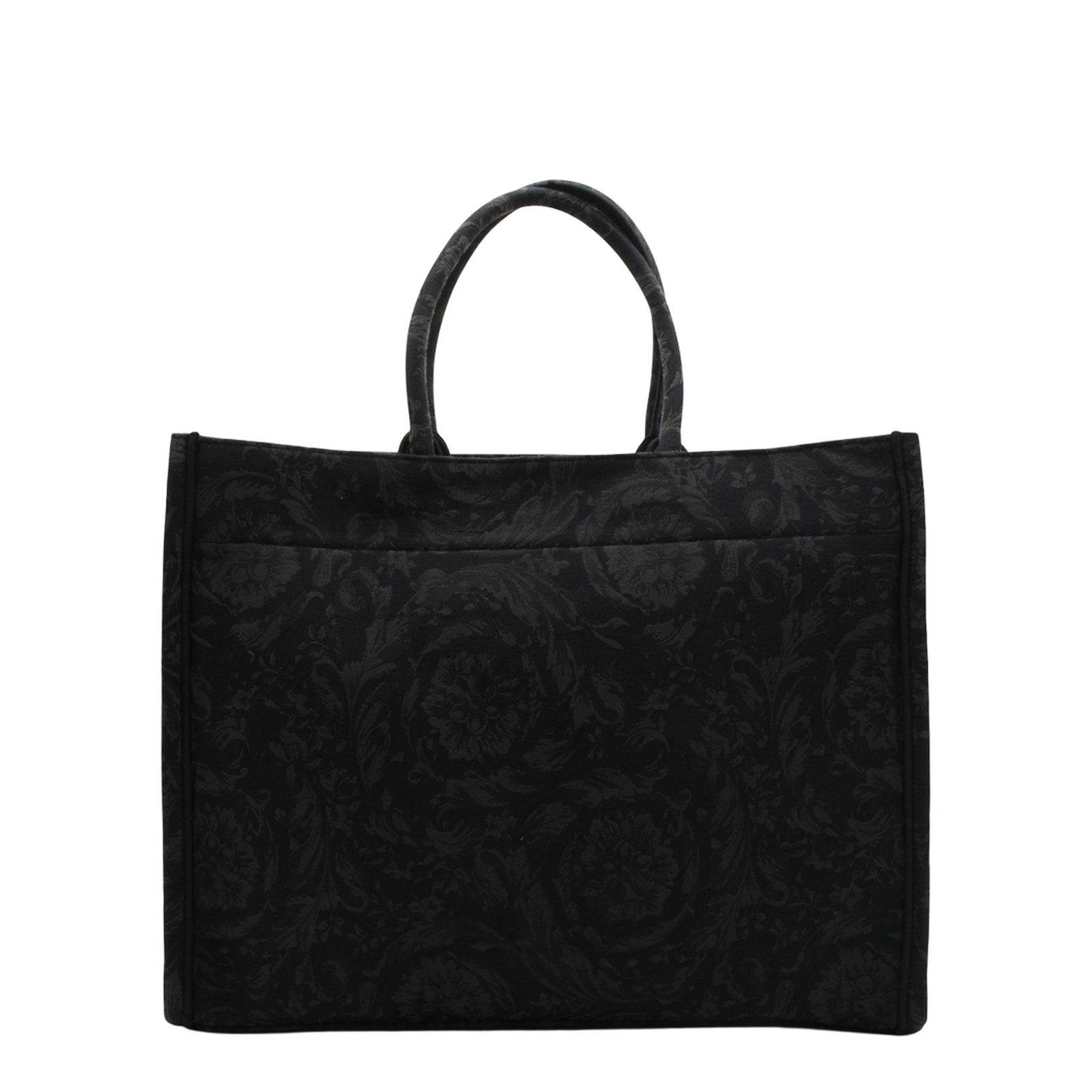 Embroidered Fabric Big Athena Shopping Bag - Image 3