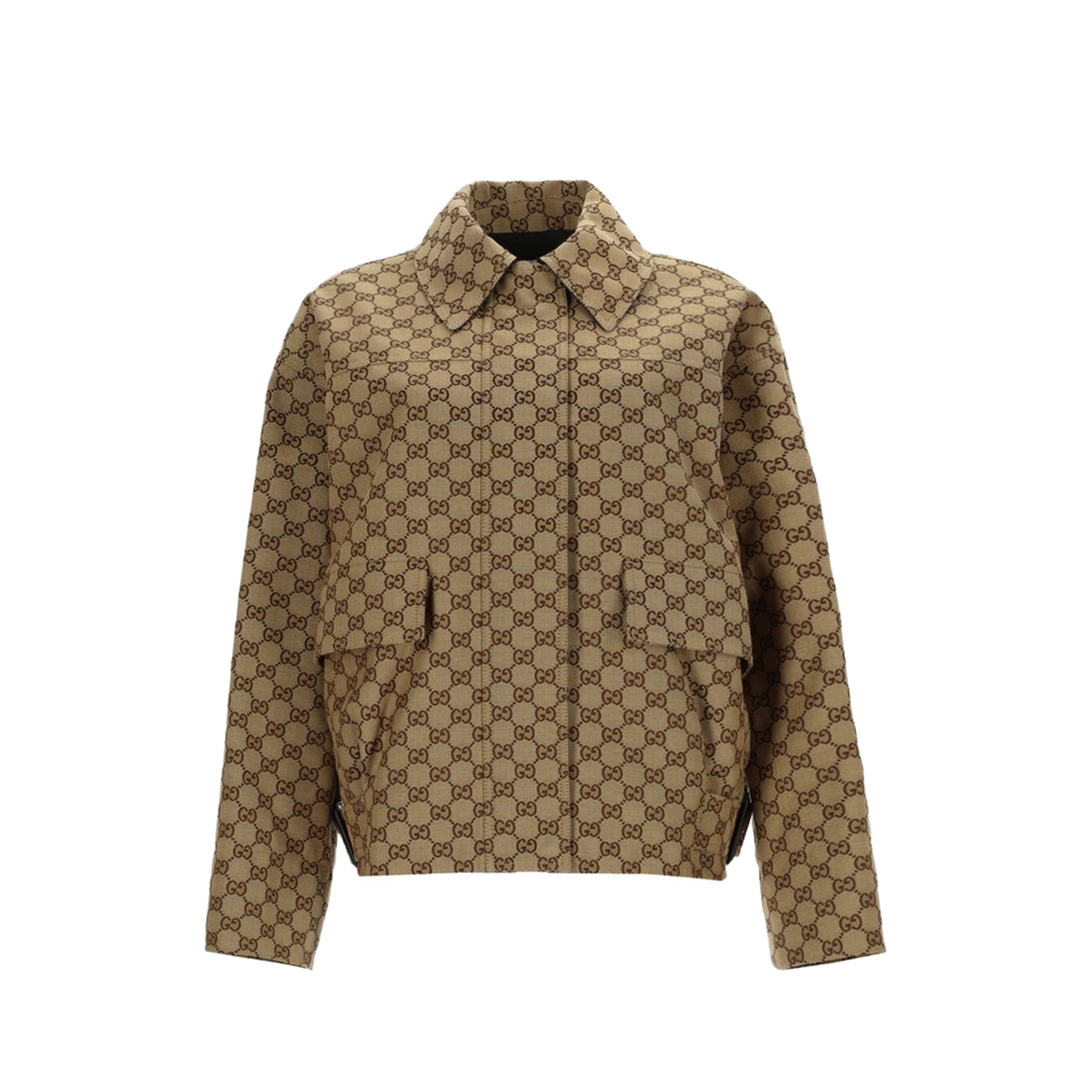 Canvas Bomber Jacket - Image 1