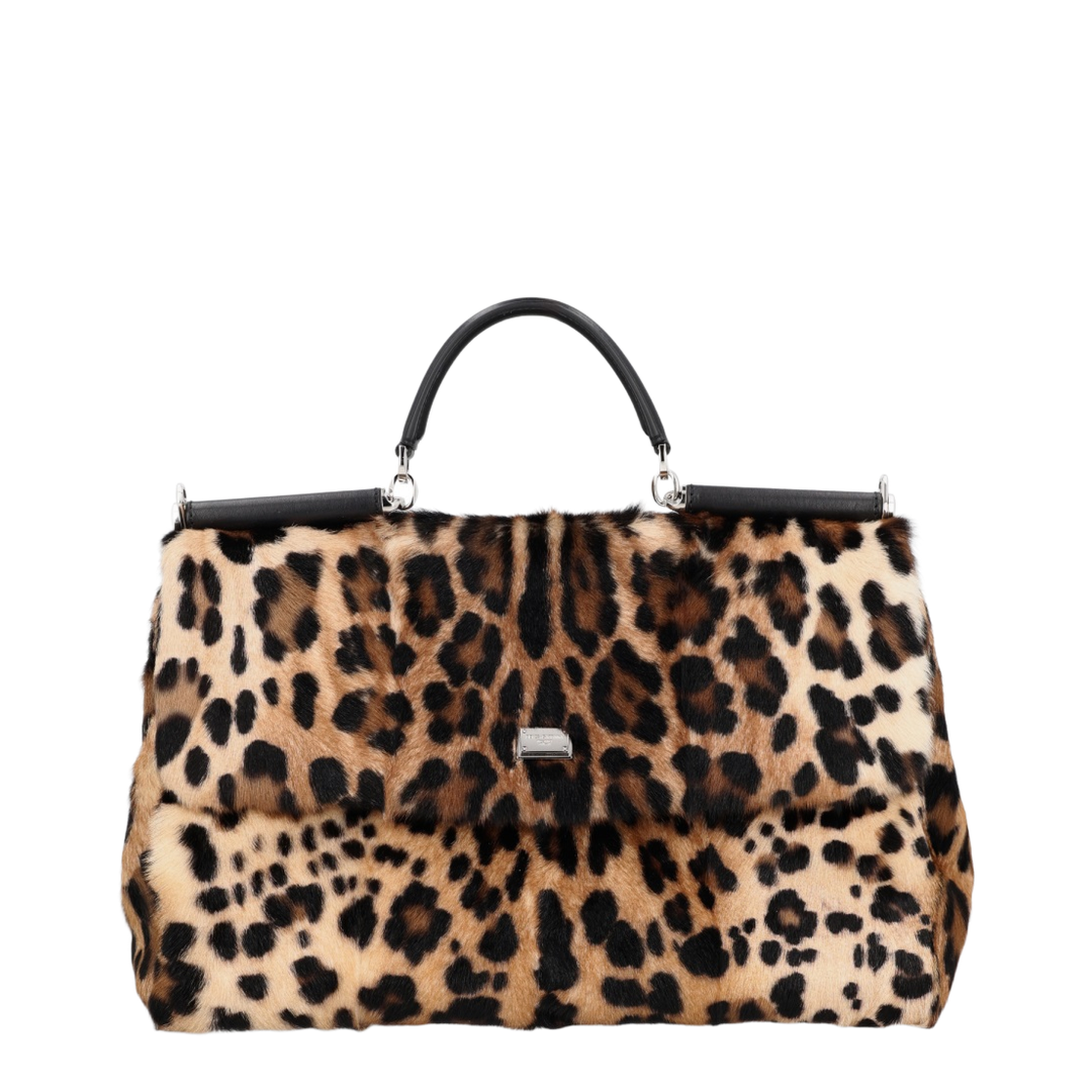 My Sicily Kid Leather Handbag - Brown - Image 1
