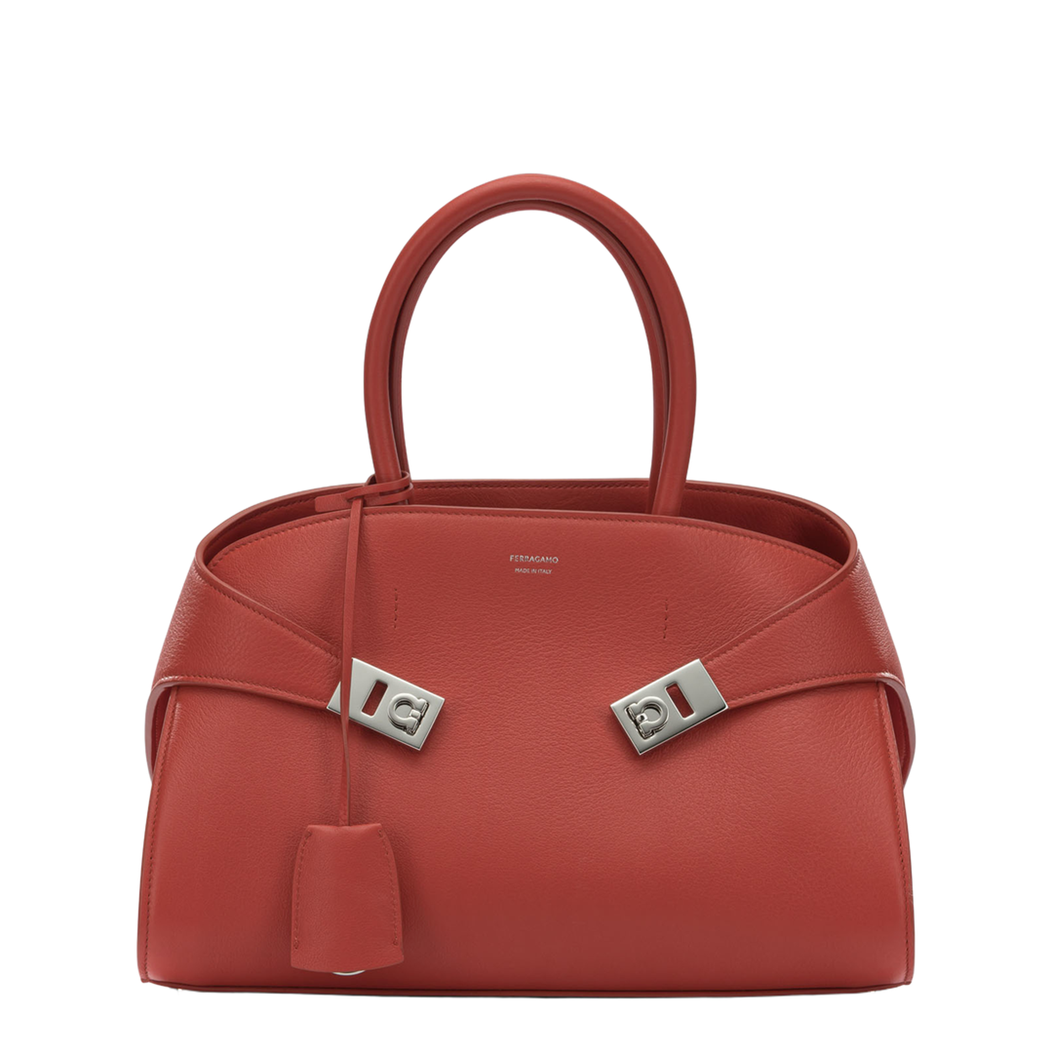 Hug Medium Handbags - Flame Red - Image 1