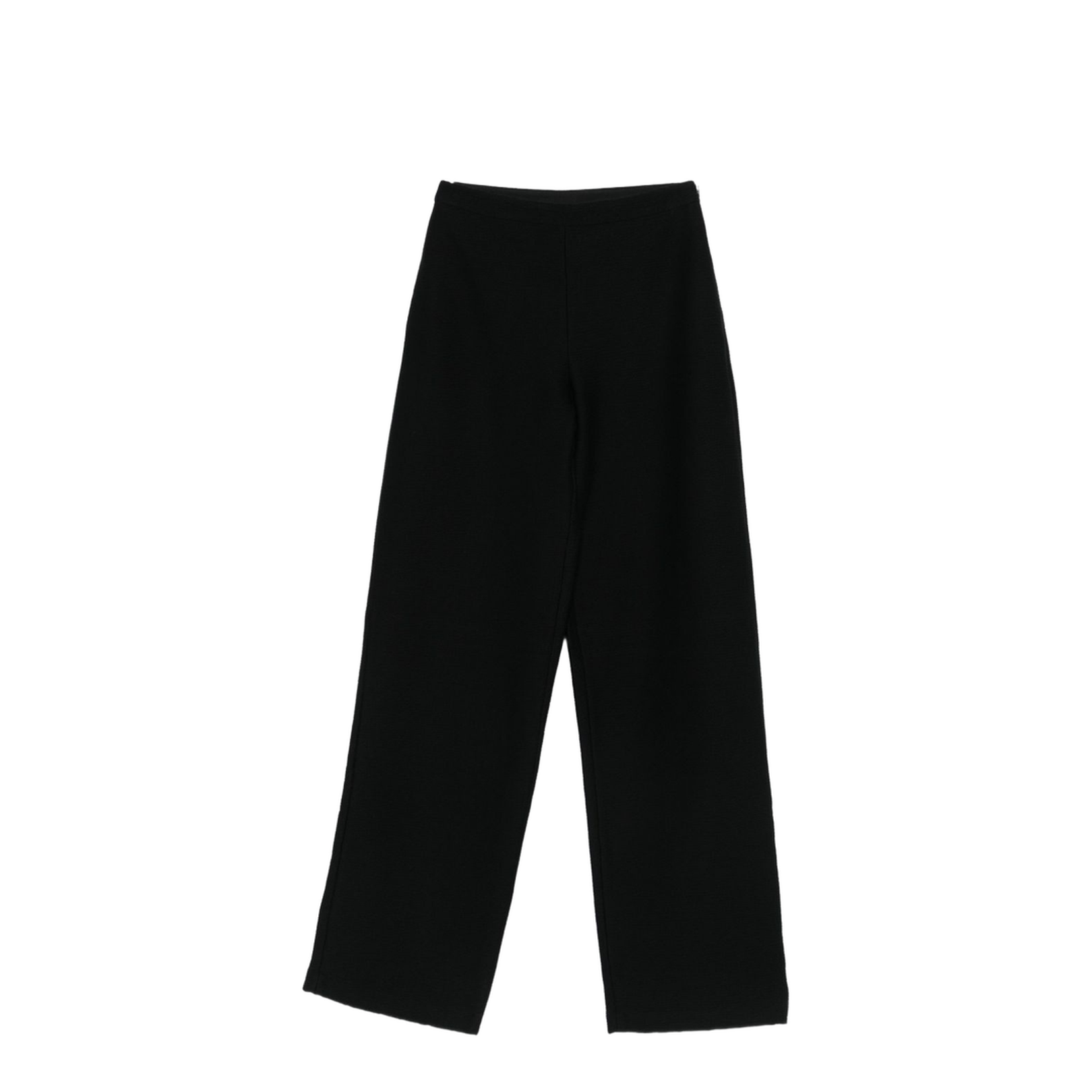 Embossed Textured Jersey Palazzo Trousers - Image 1