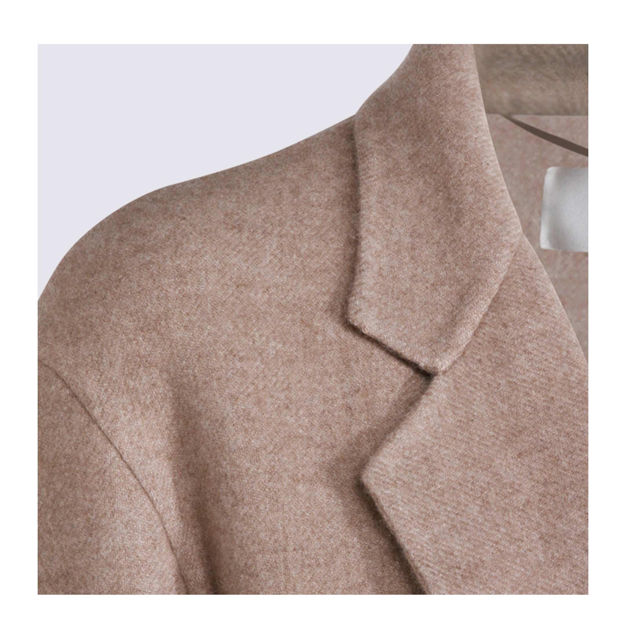 Cappuccino Cashmere Blend Fedra Coat - Image 3