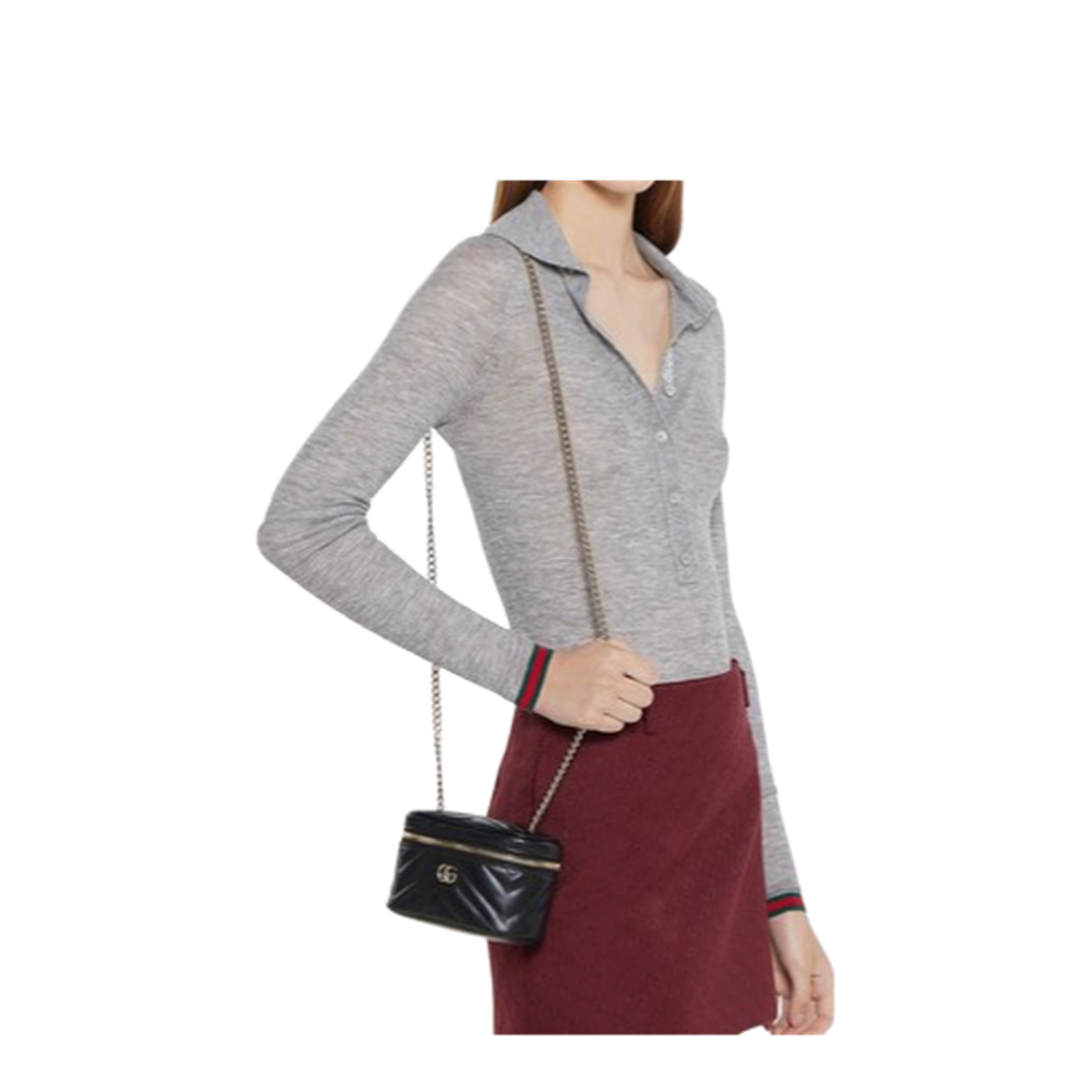 Marmont Nano Vanity Shoulder Bag Black - Image 4