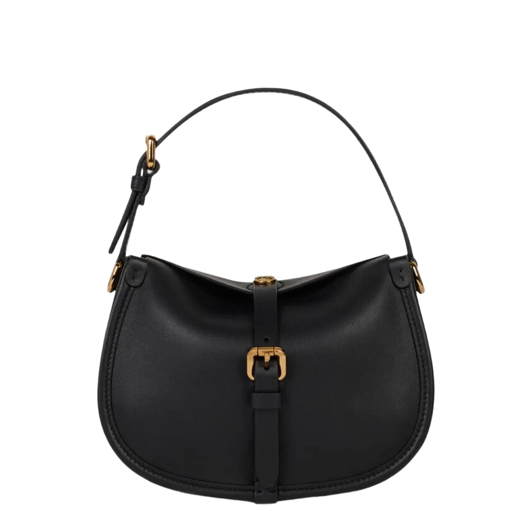 Pony Small Calfskin Crossbody - Black - Image 1