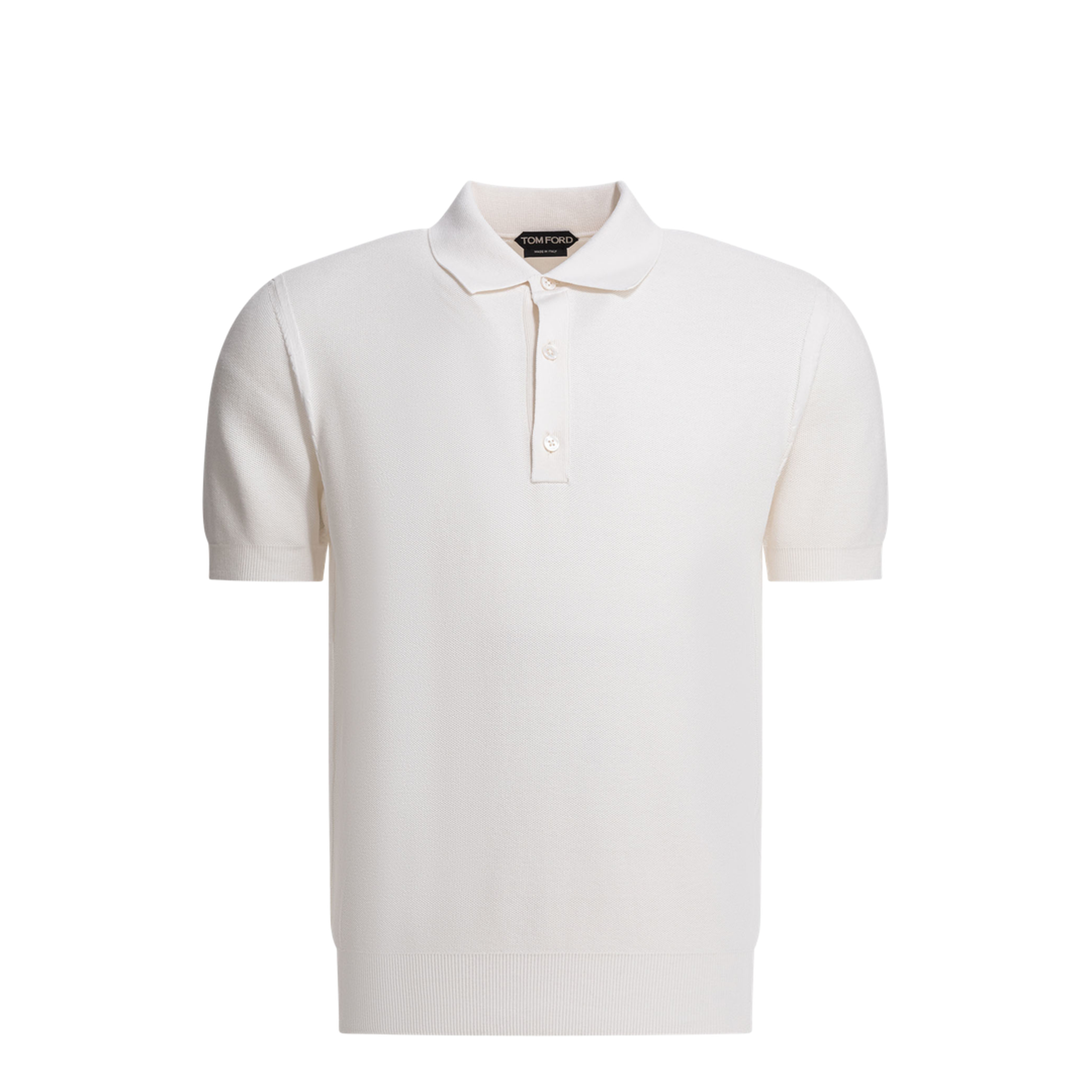Silk And Cotton Pique Polo Shirt - Image 1