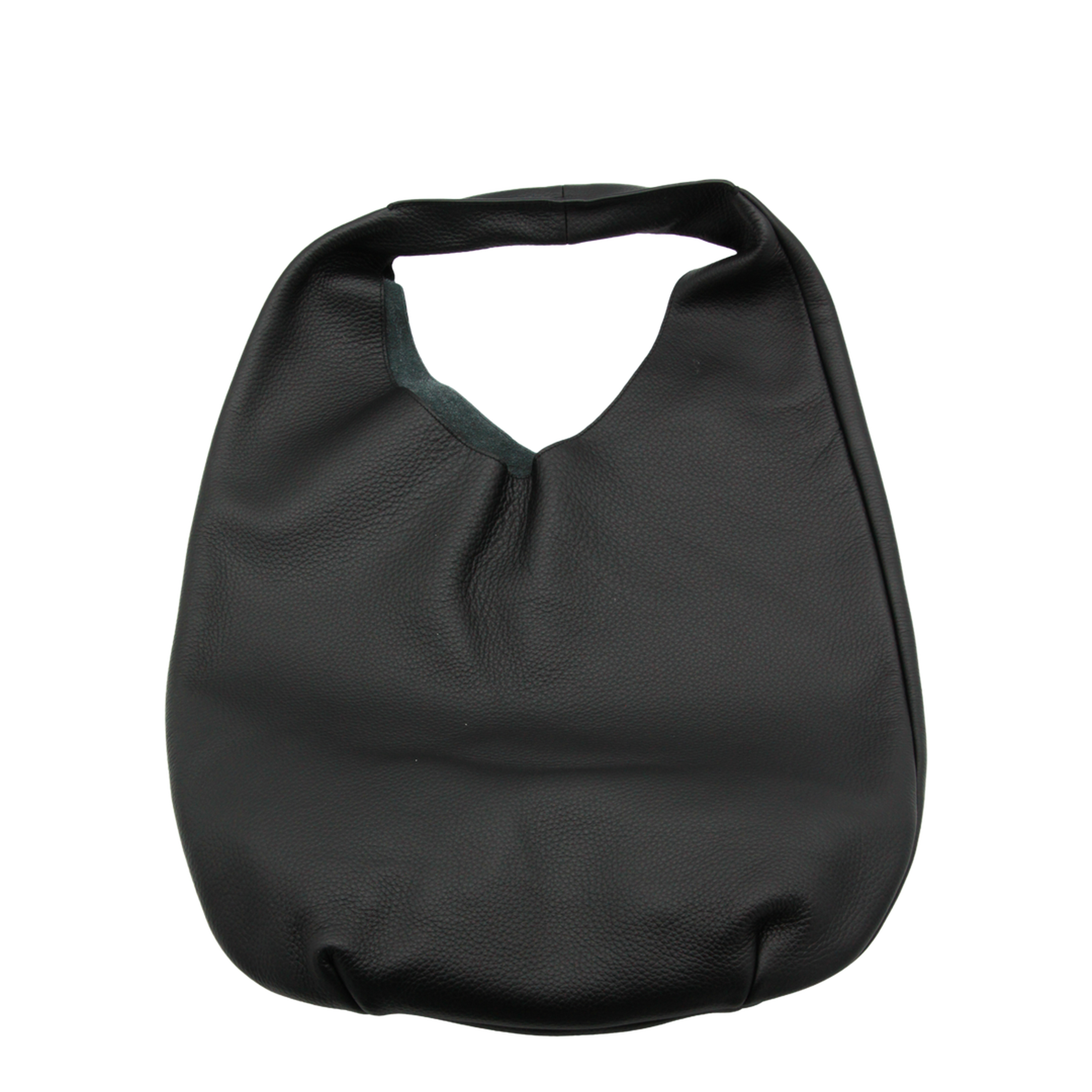 Le Neige Cowhide Leather Tote Bag - Noir - Image 4