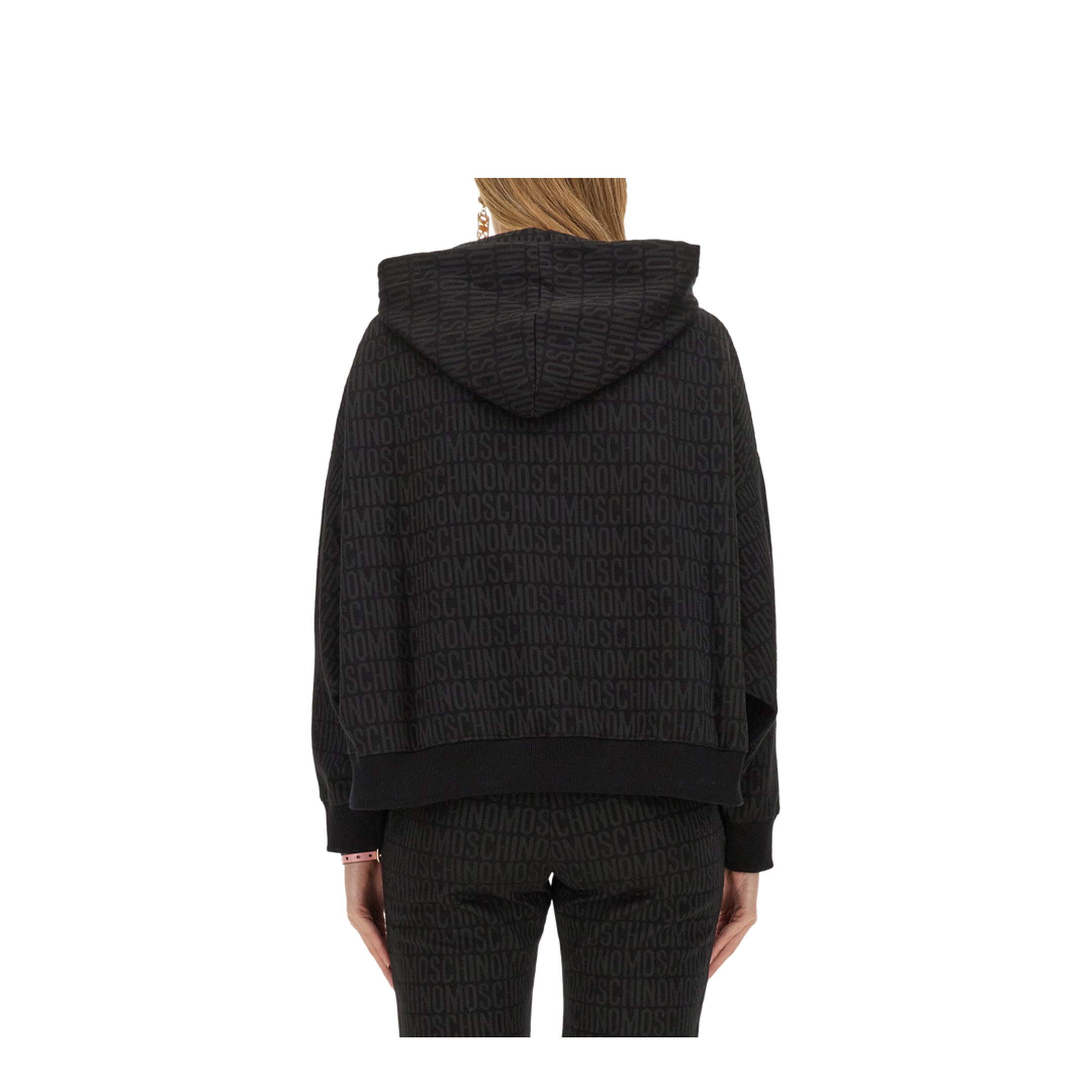 Sweatshirt with All Over Logo - Image 3