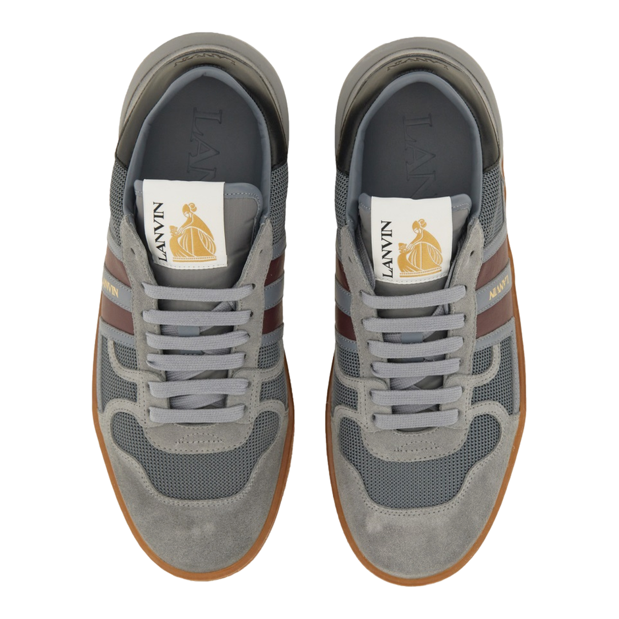 Mesh, Suede and Nappa Leather Sneaker - Image 2