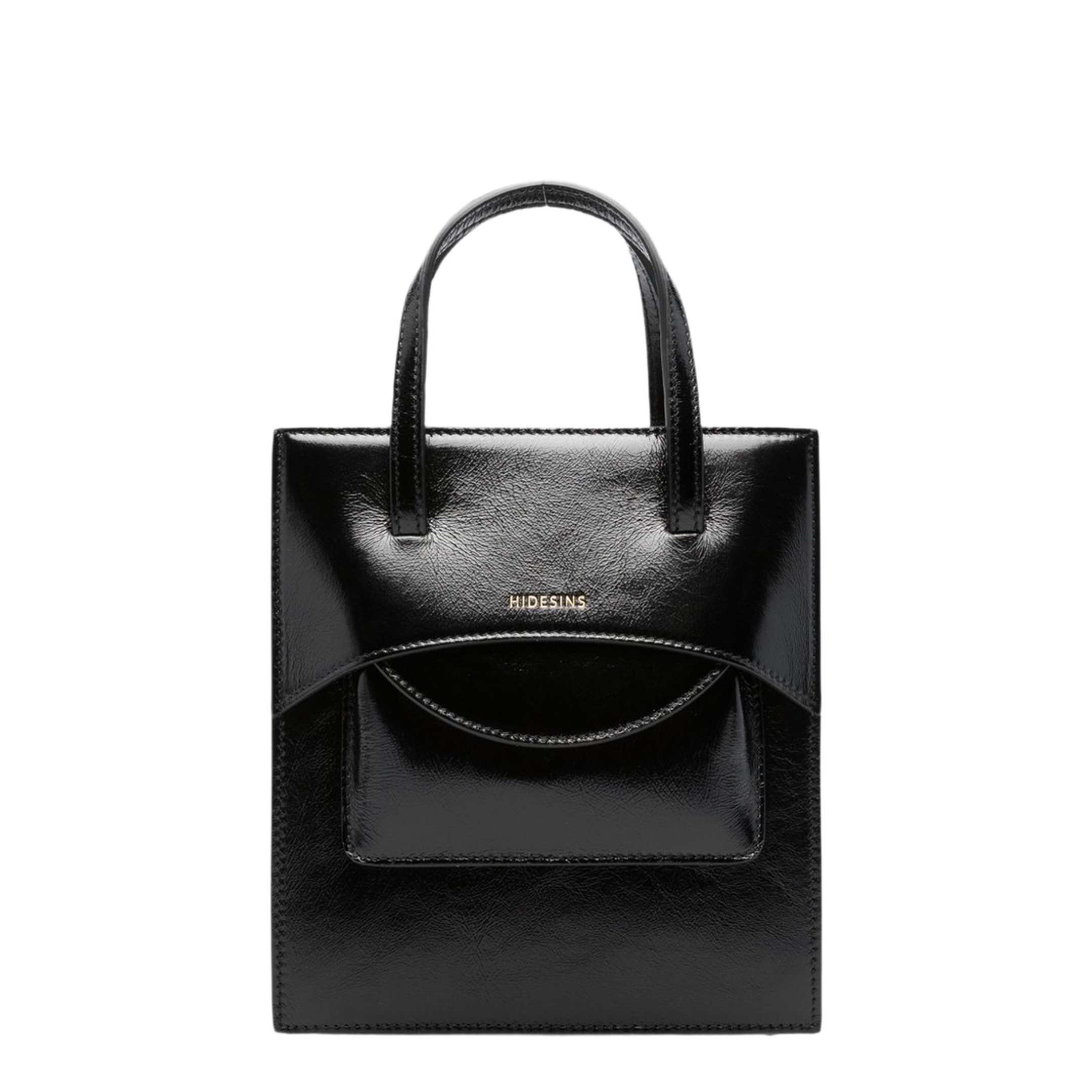 Medium Calf Leather Bag - Black - Image 1