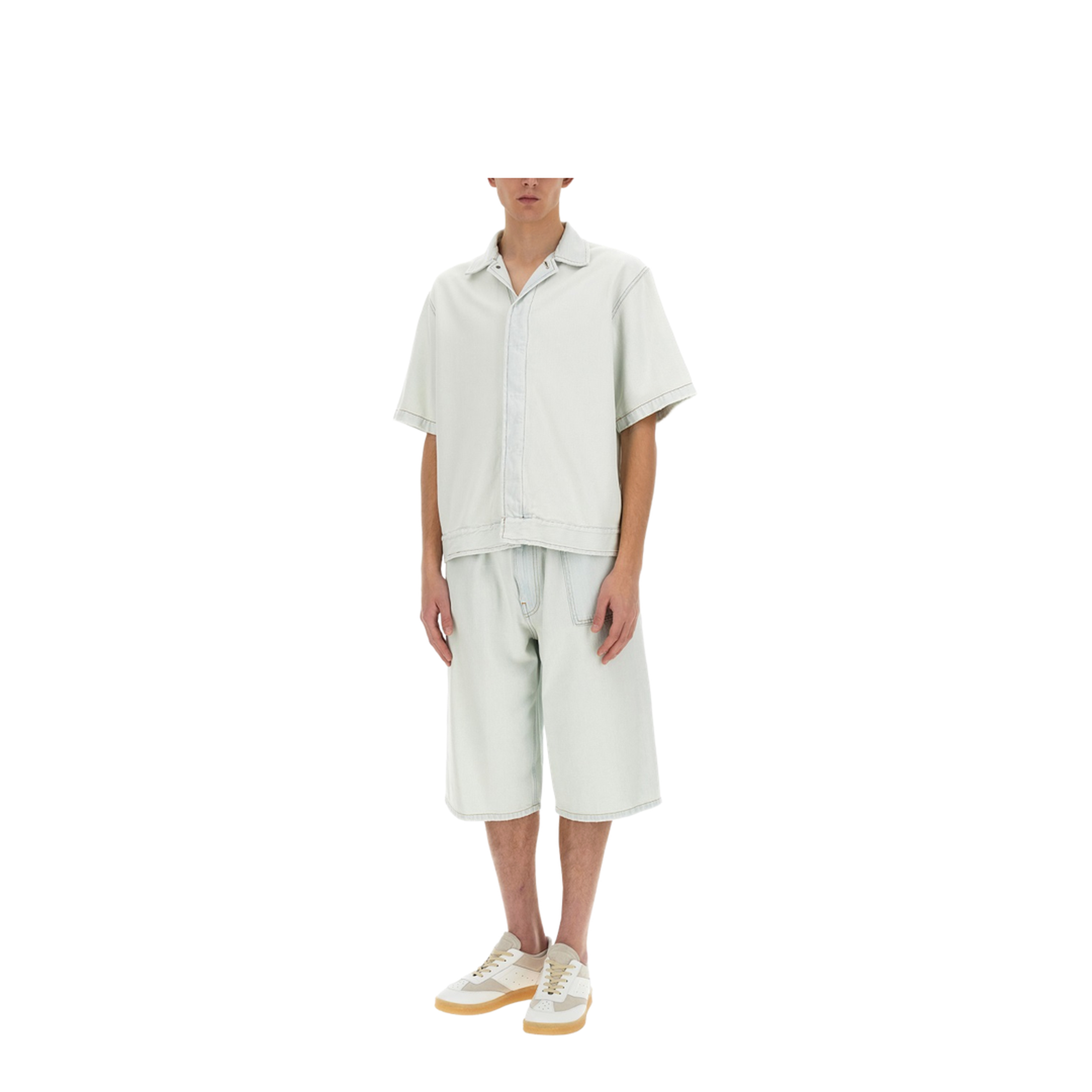 Denim Bermuda Shorts - Image 2