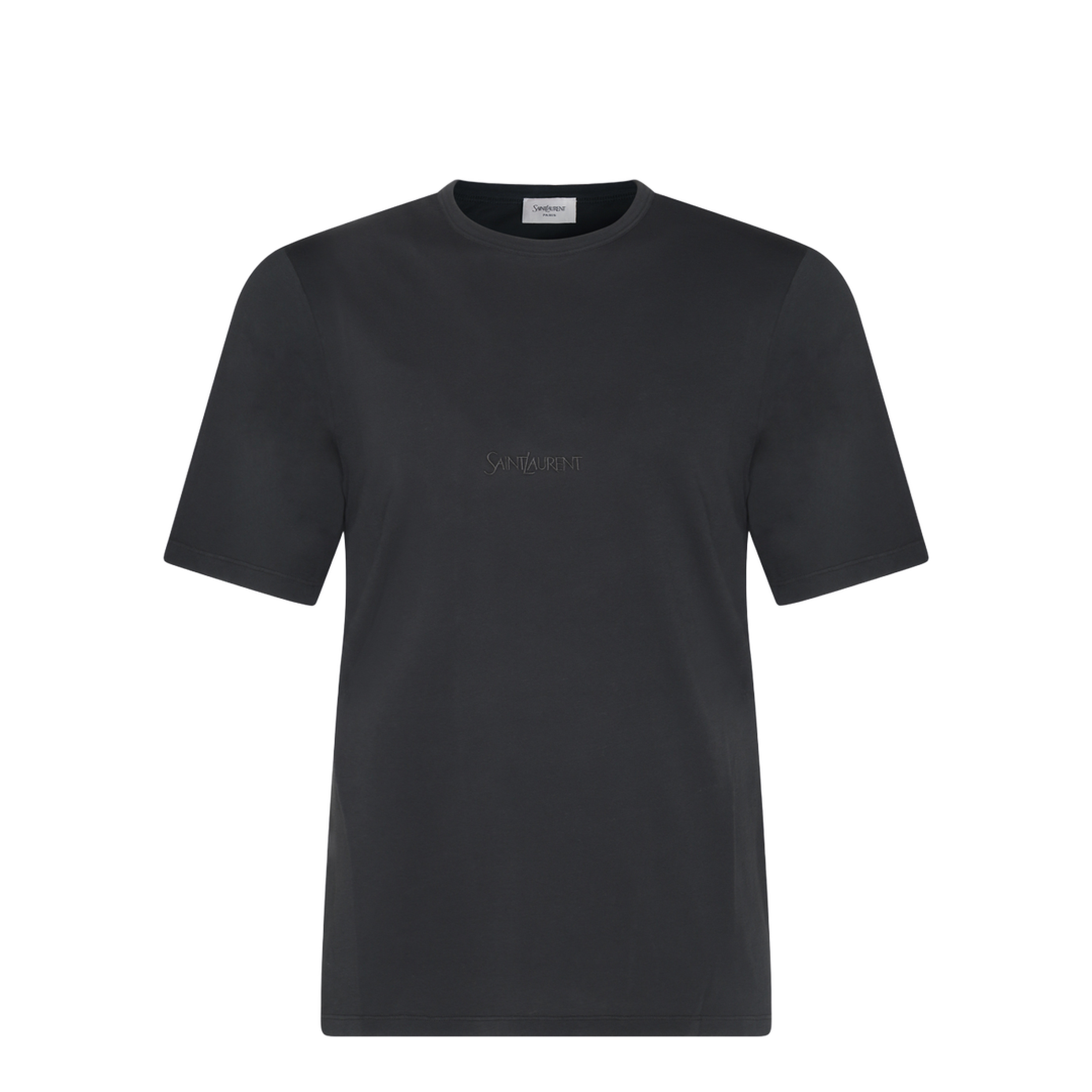 Black Crew Neck T-Shirt - Image 2