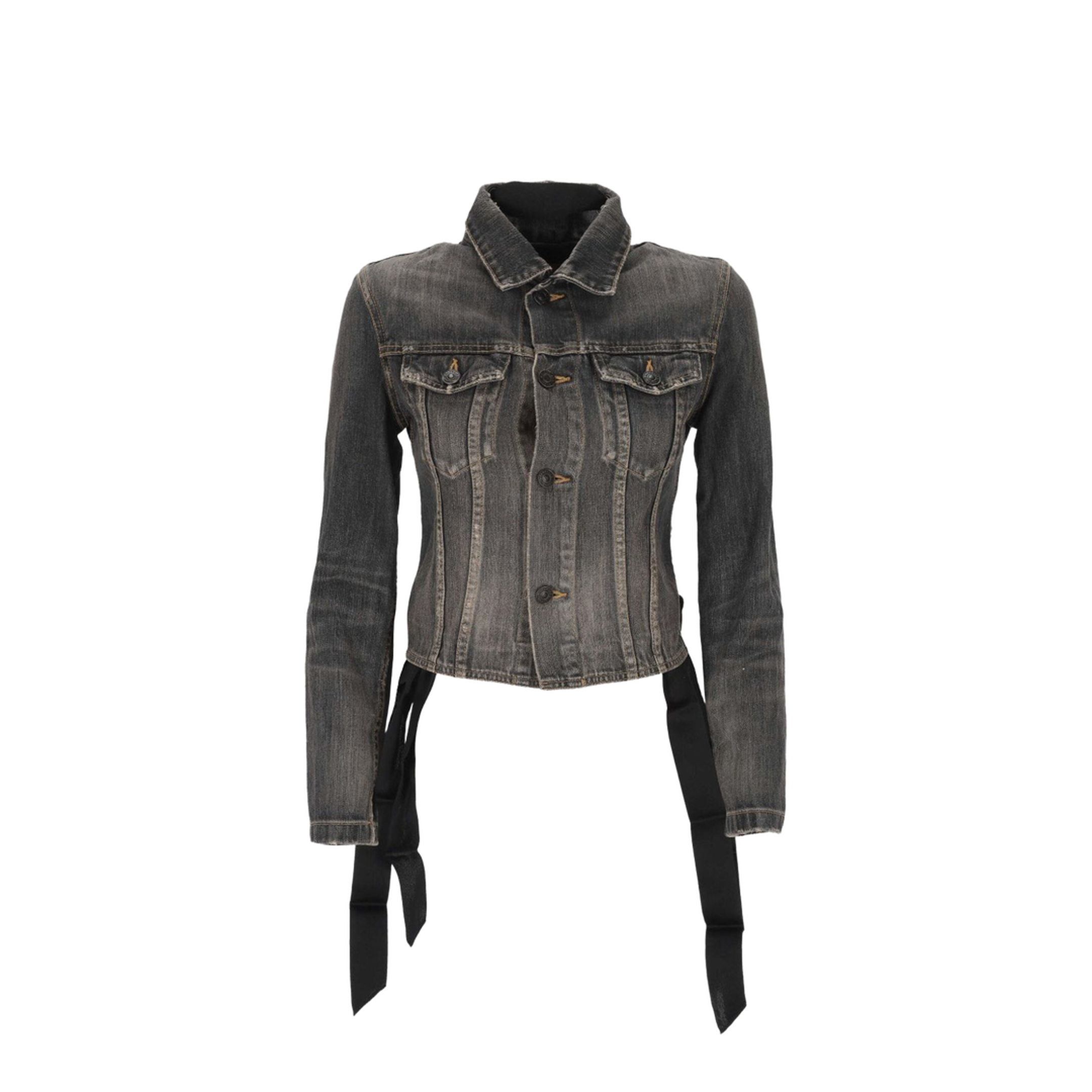 Dark Gray Lace Jacket - Image 1