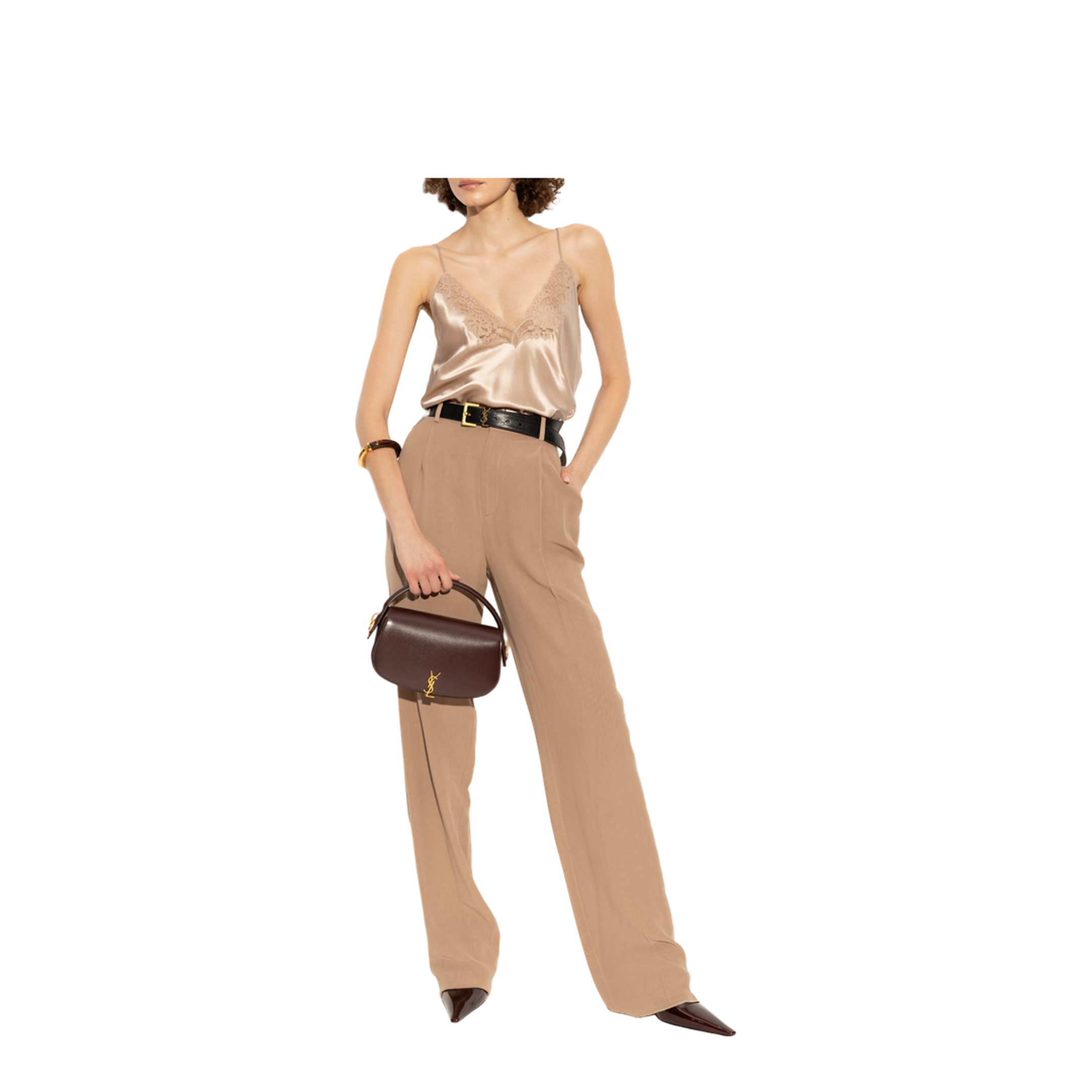 Silk Crêpe Trousers - Image 2