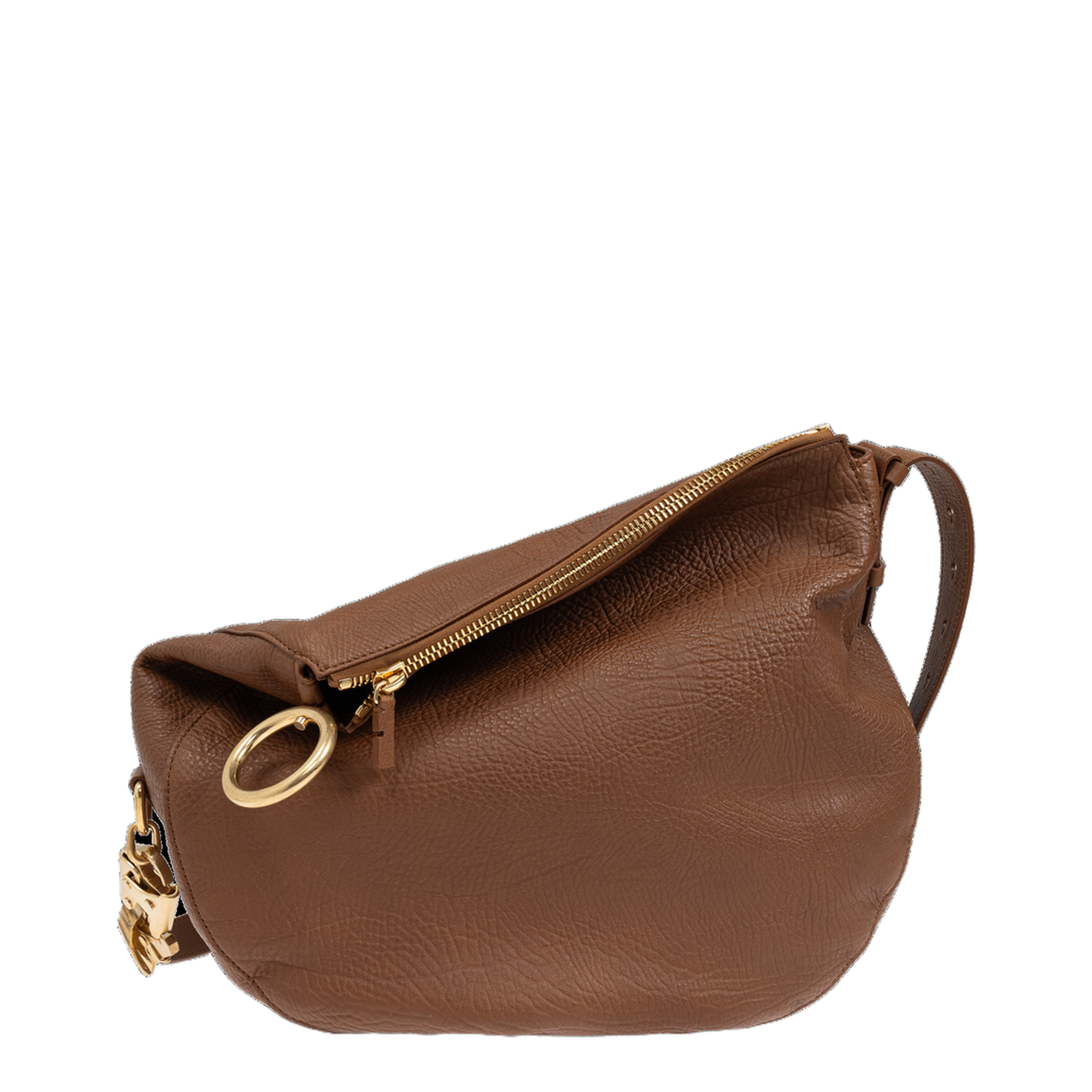 Knight Medium Calf Leather Shoulder Bag - Hazel - Image 1