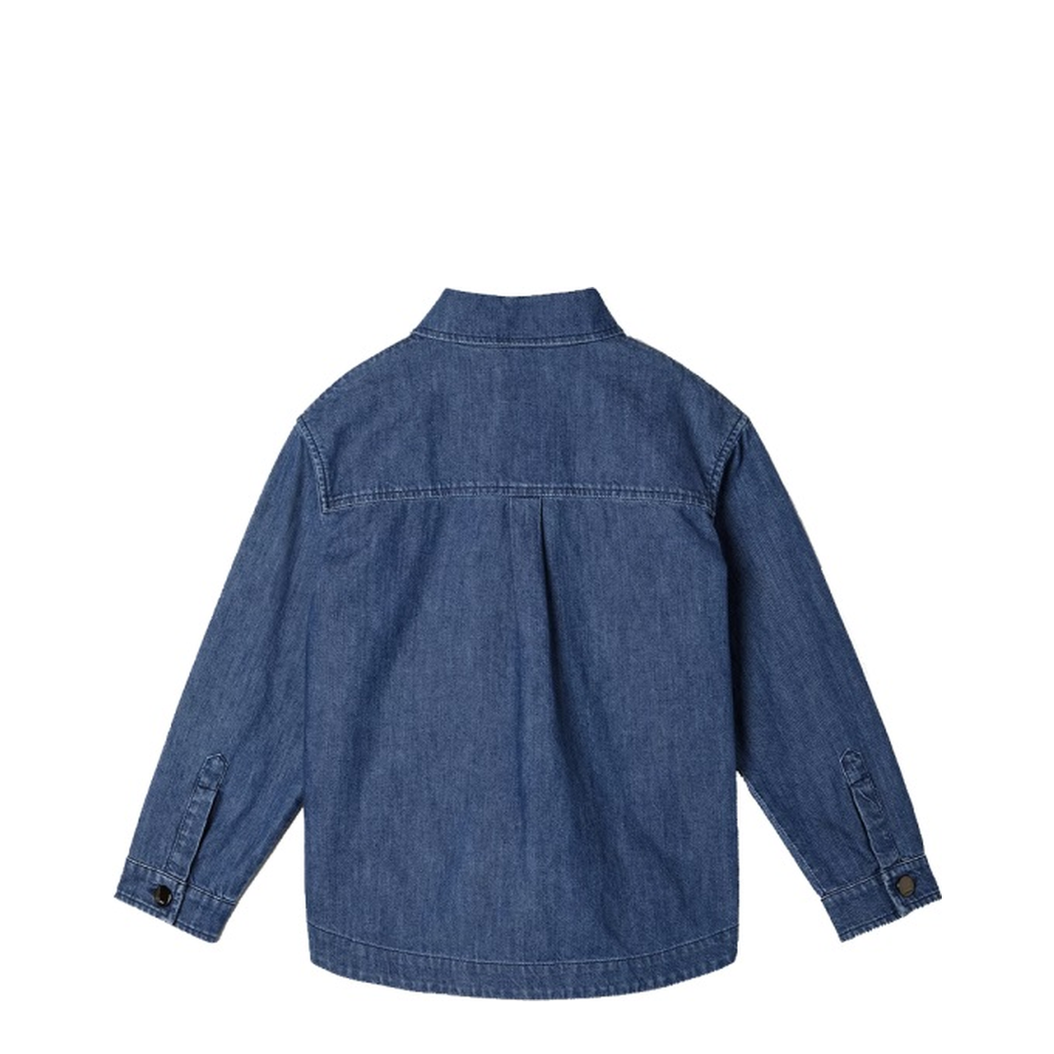 Denim Shirt With Logo - Image 2