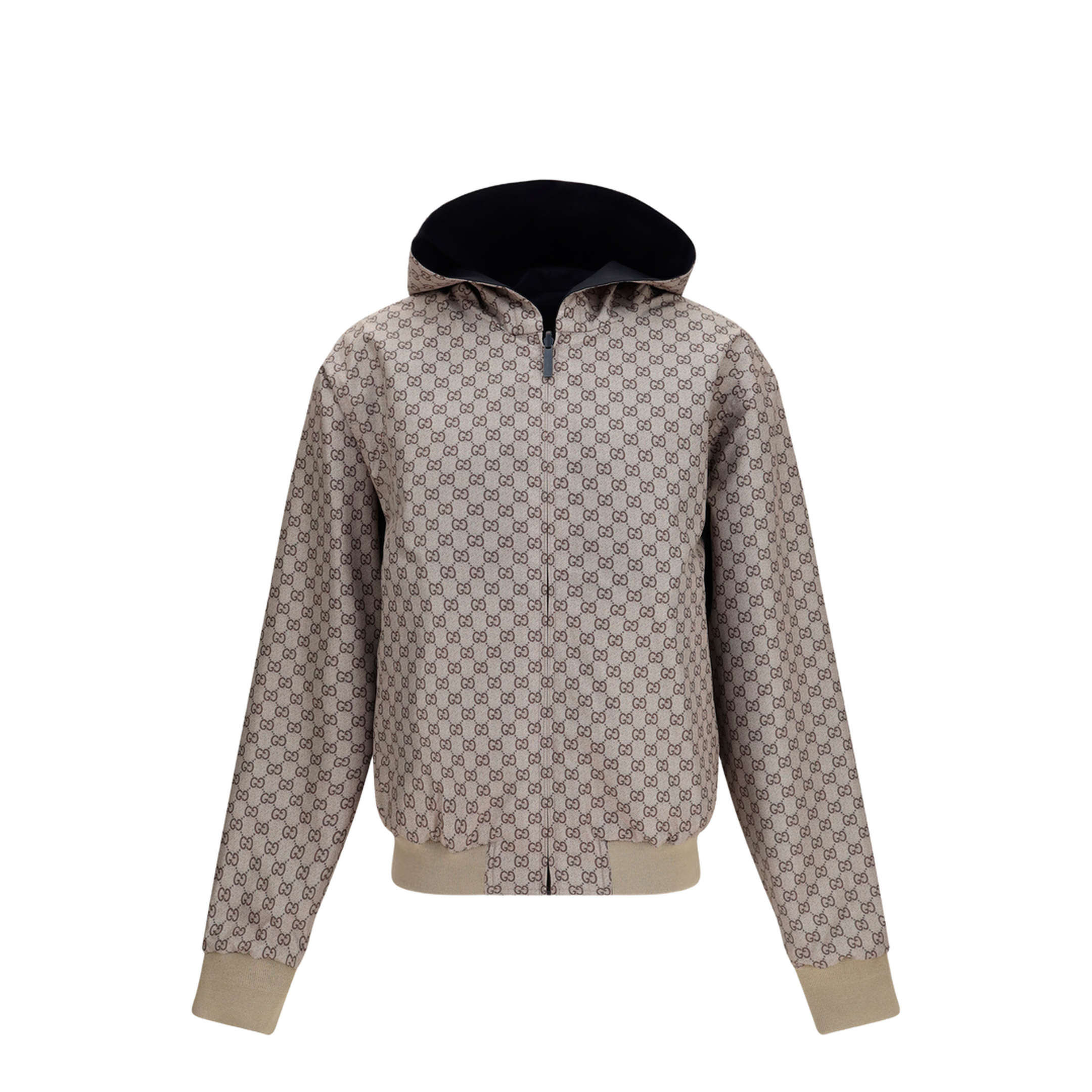 Reversible Zip Jacket in Cotton - Image 2