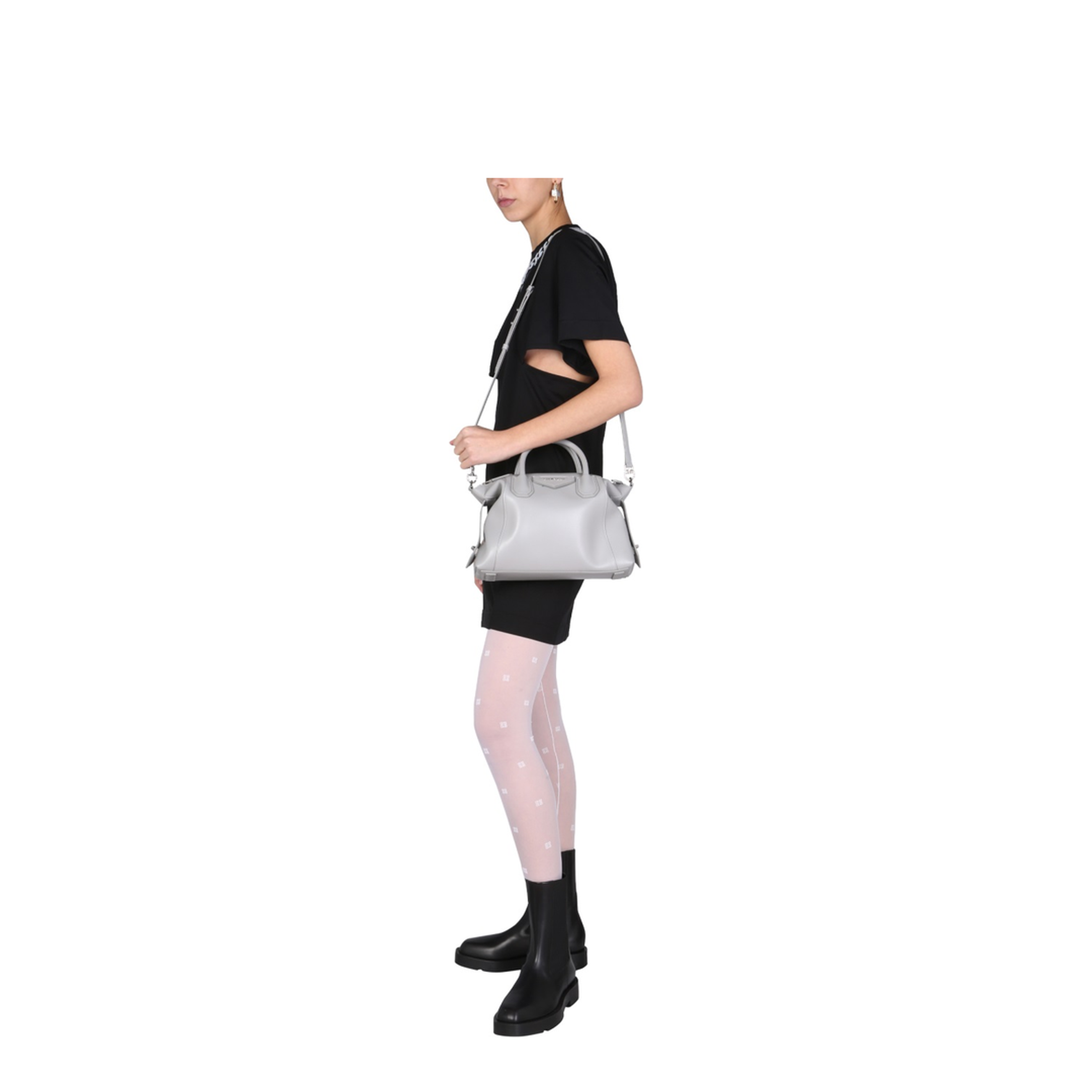 Dress with 3D Chain Print - Image 2