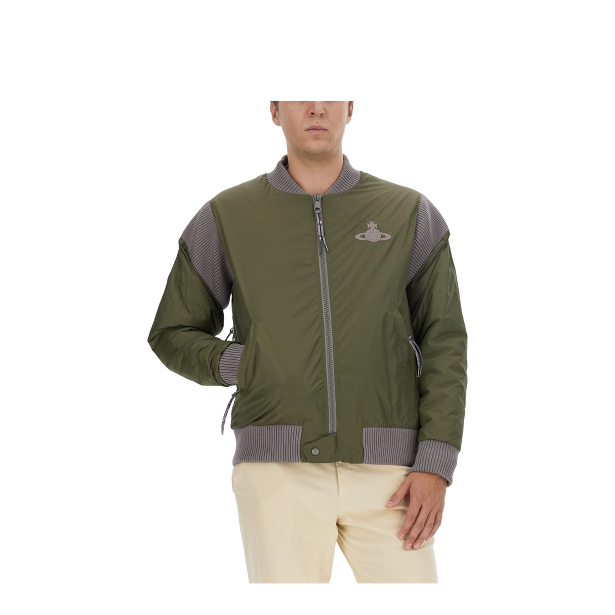 Bomber Jacket With Logo - Image 4