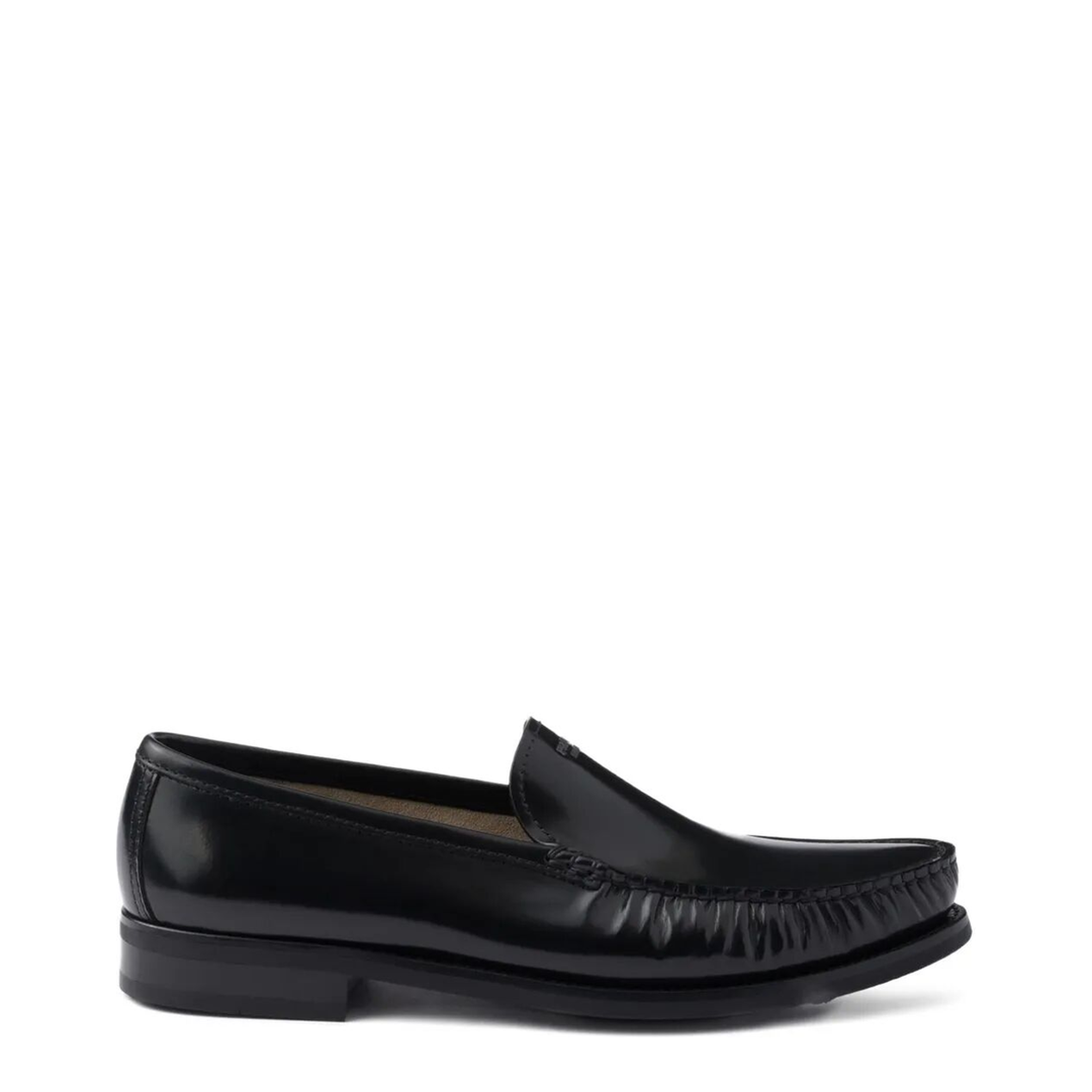 Brushed Leather Loafers - Image 1