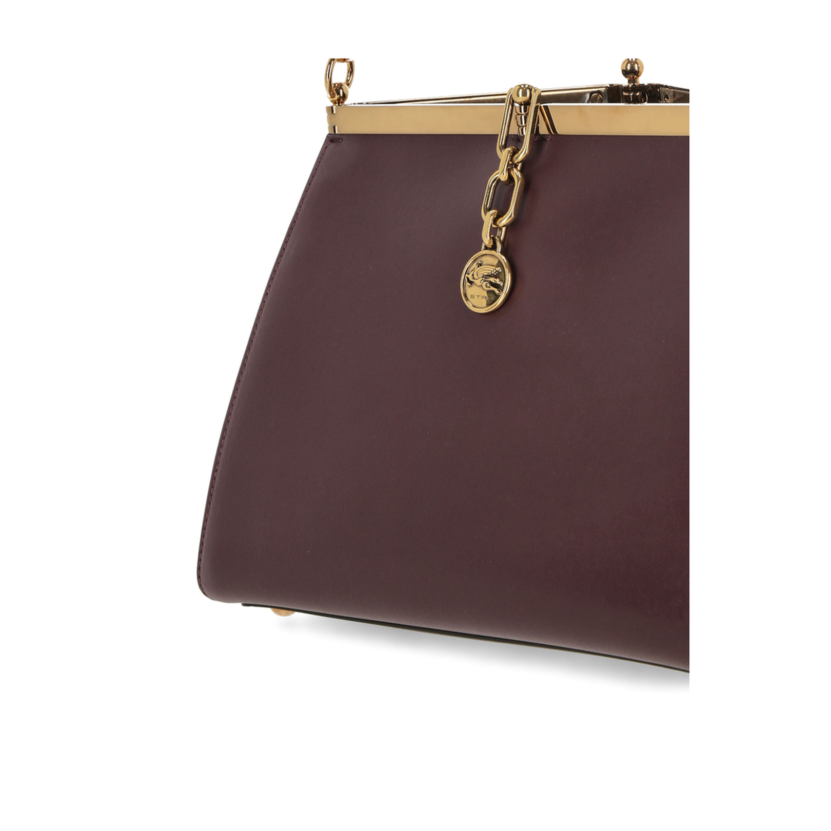 Vela M Hand Bag Leather Brown - Image 4