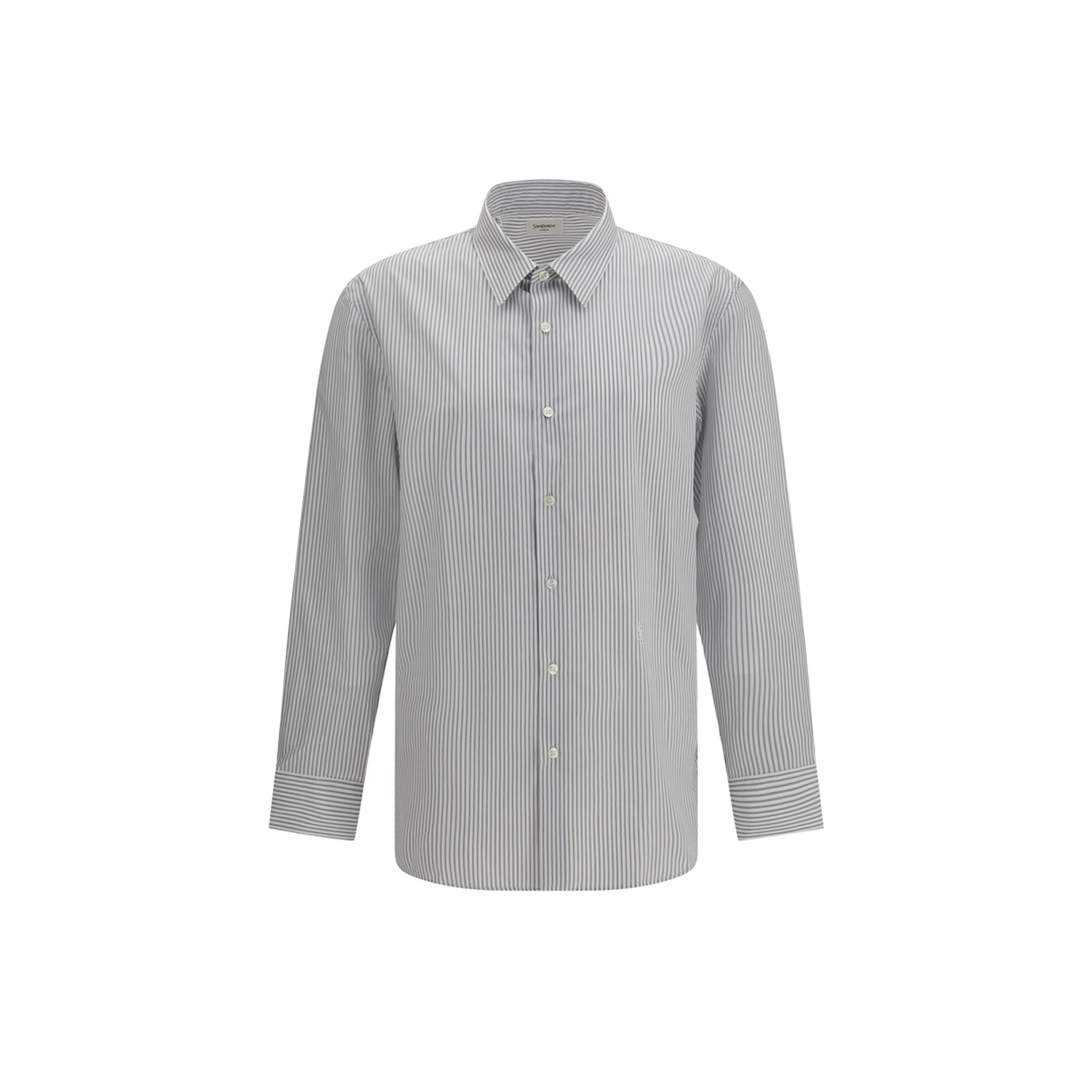 Striped Shirt with Button Fastening - Image 1