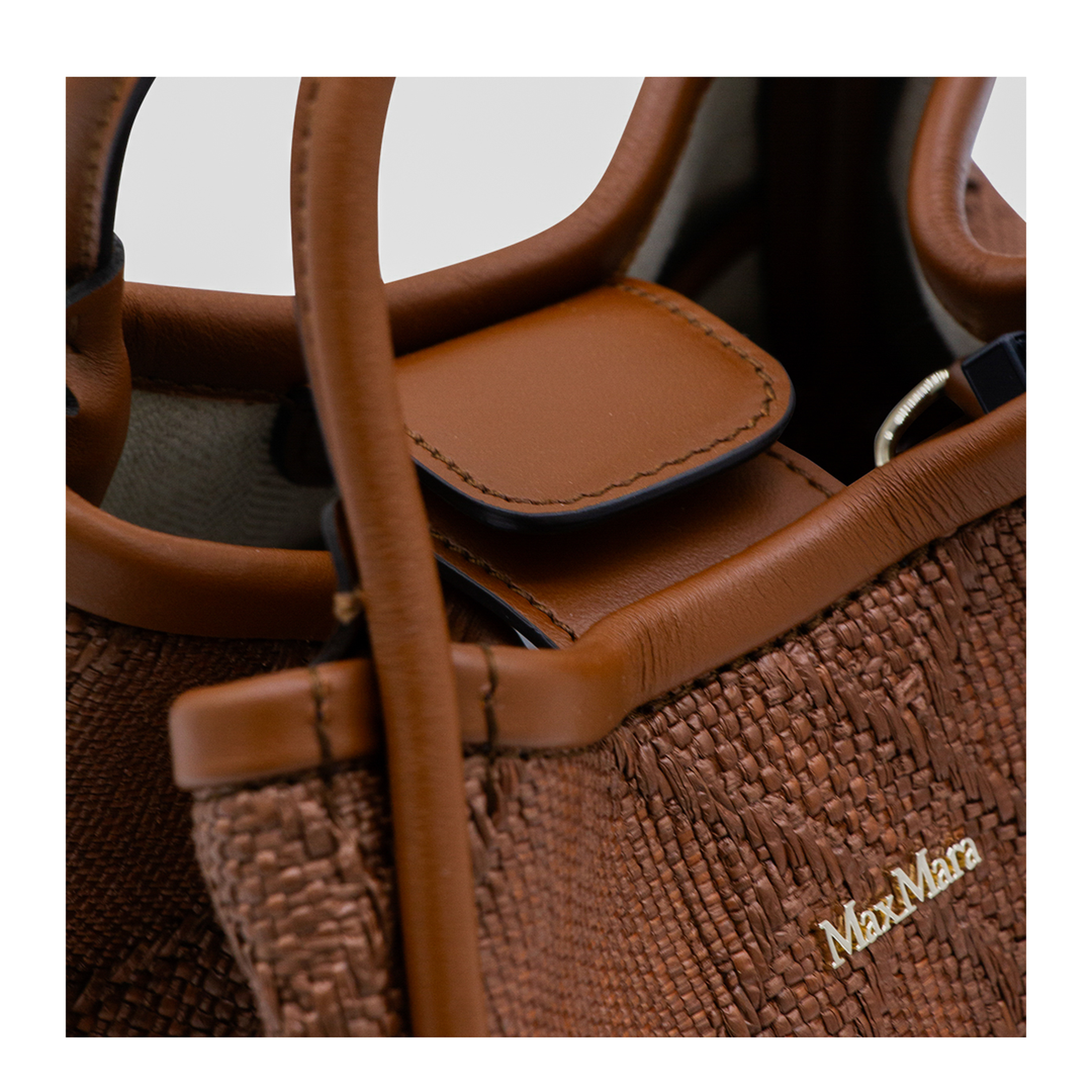 Marin Small Leather Handbag - Brown - Image 3