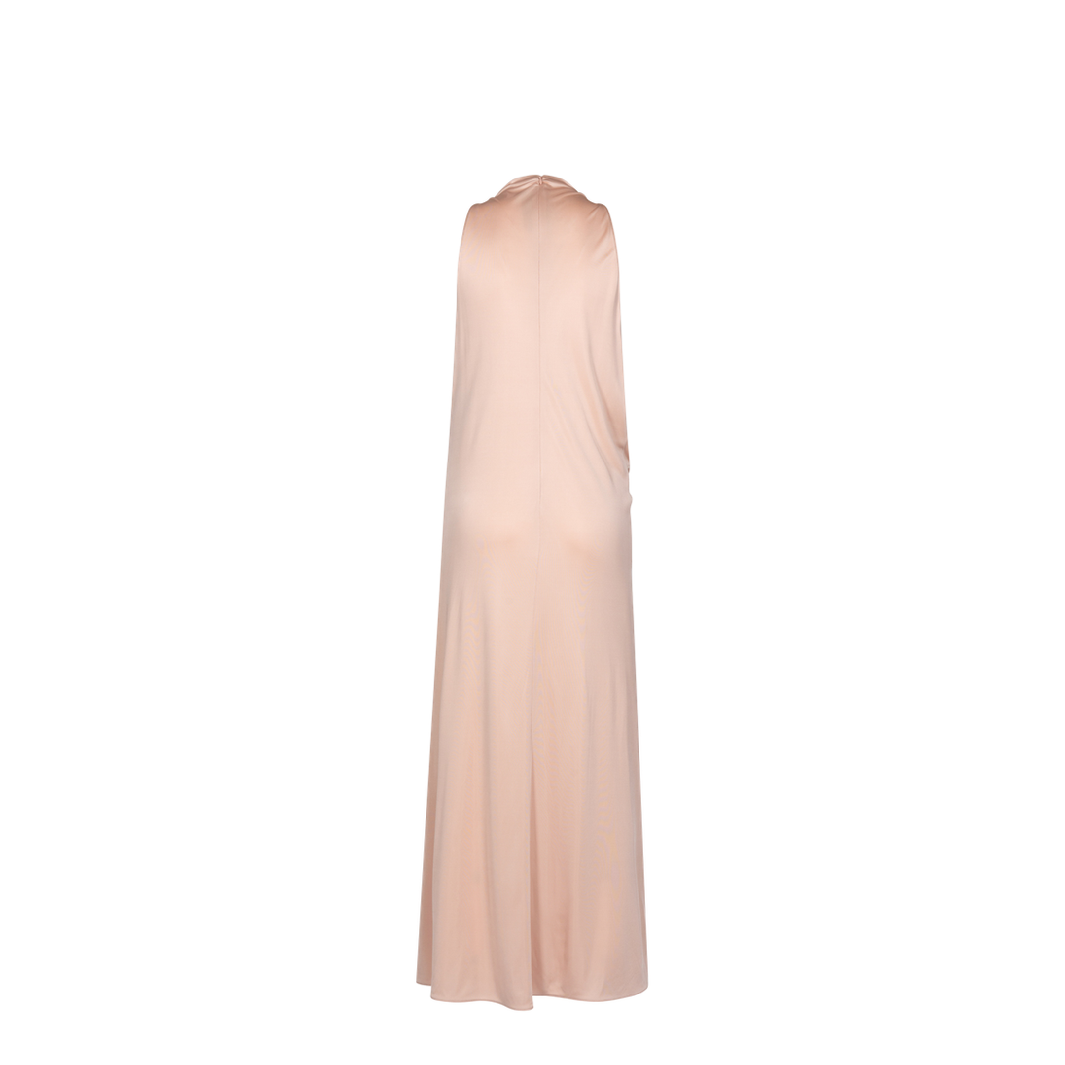 Viscose Long Dress with Cut-Out Detail - Image 2
