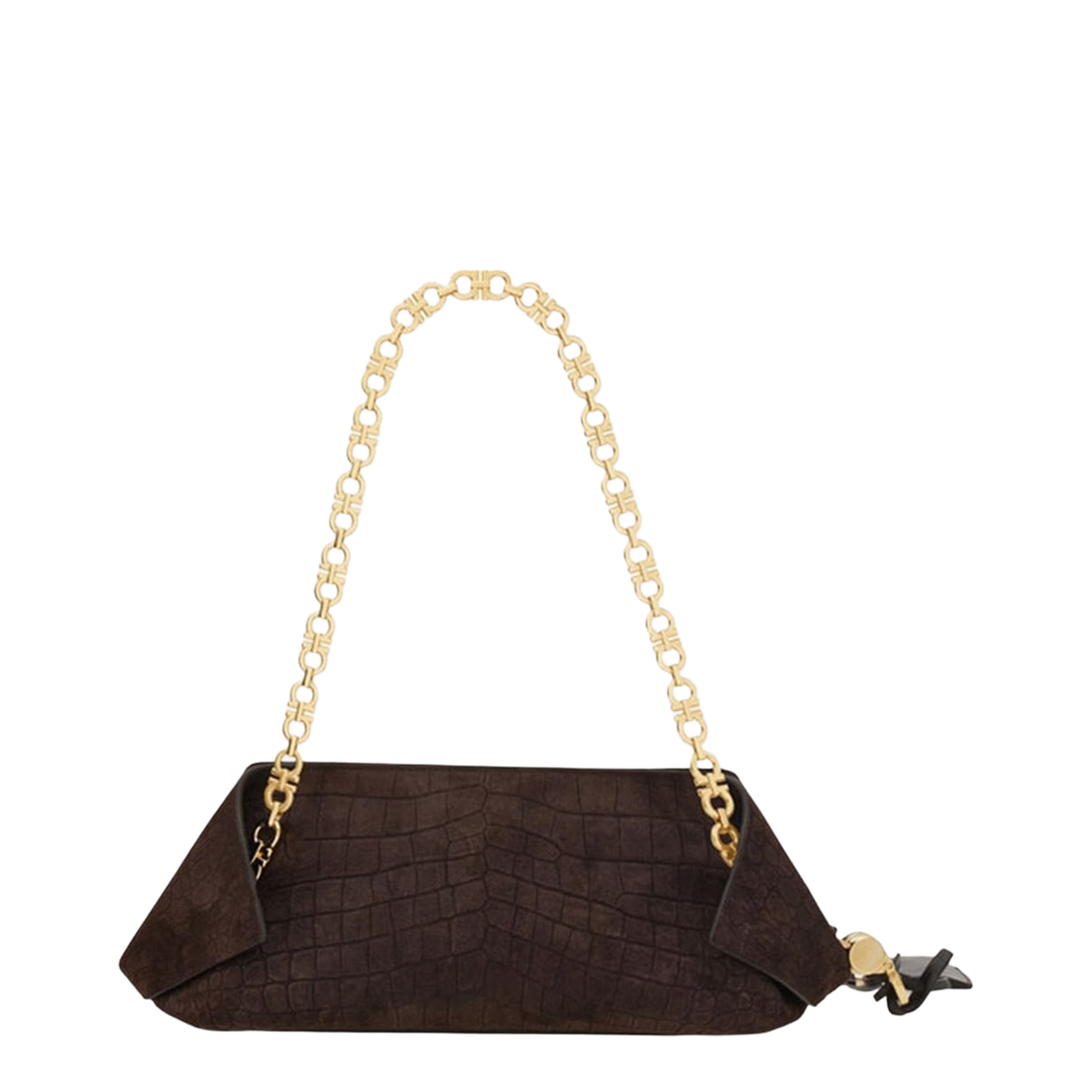 Chain Folded Small Shoulder Bag - Testa di Moro - Image 3