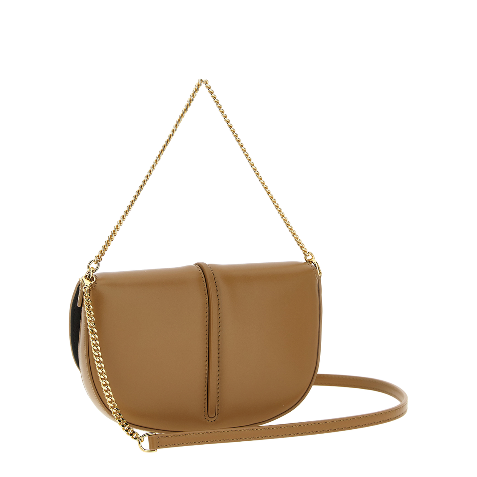 Wallet on Chain Leather Brown - Image 2