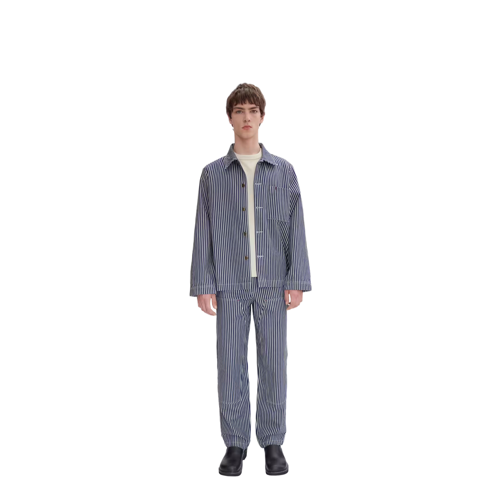 Trousers Blue White - Image 2
