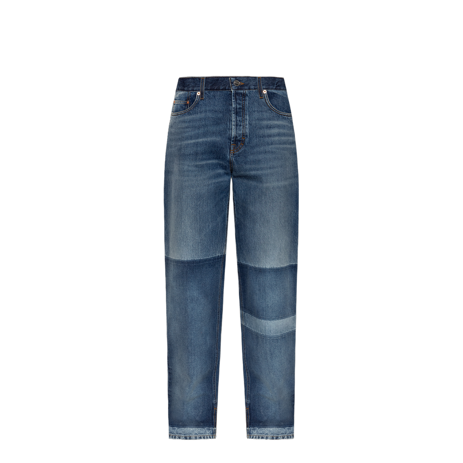 Two-toned denim pant in light blue - Image 1